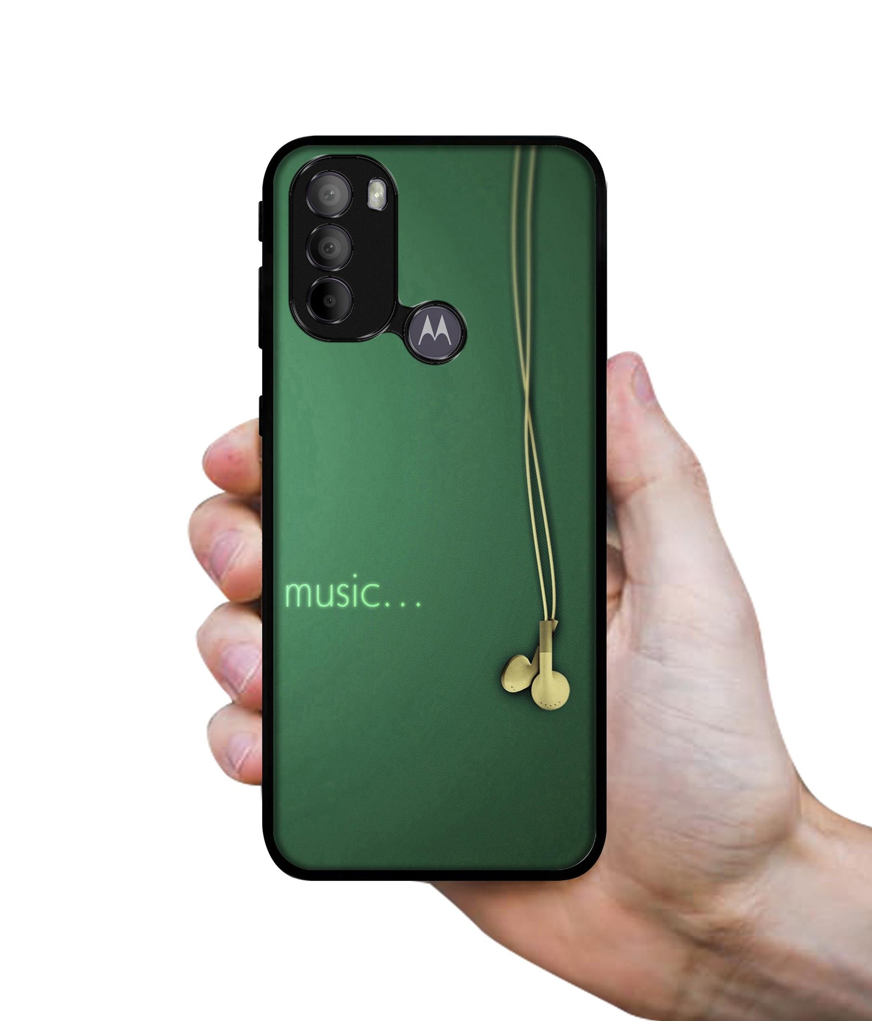 Headphone Music Designer 2D Printed Back Case Cover for Motorola Moto G31 4G / G41 4G