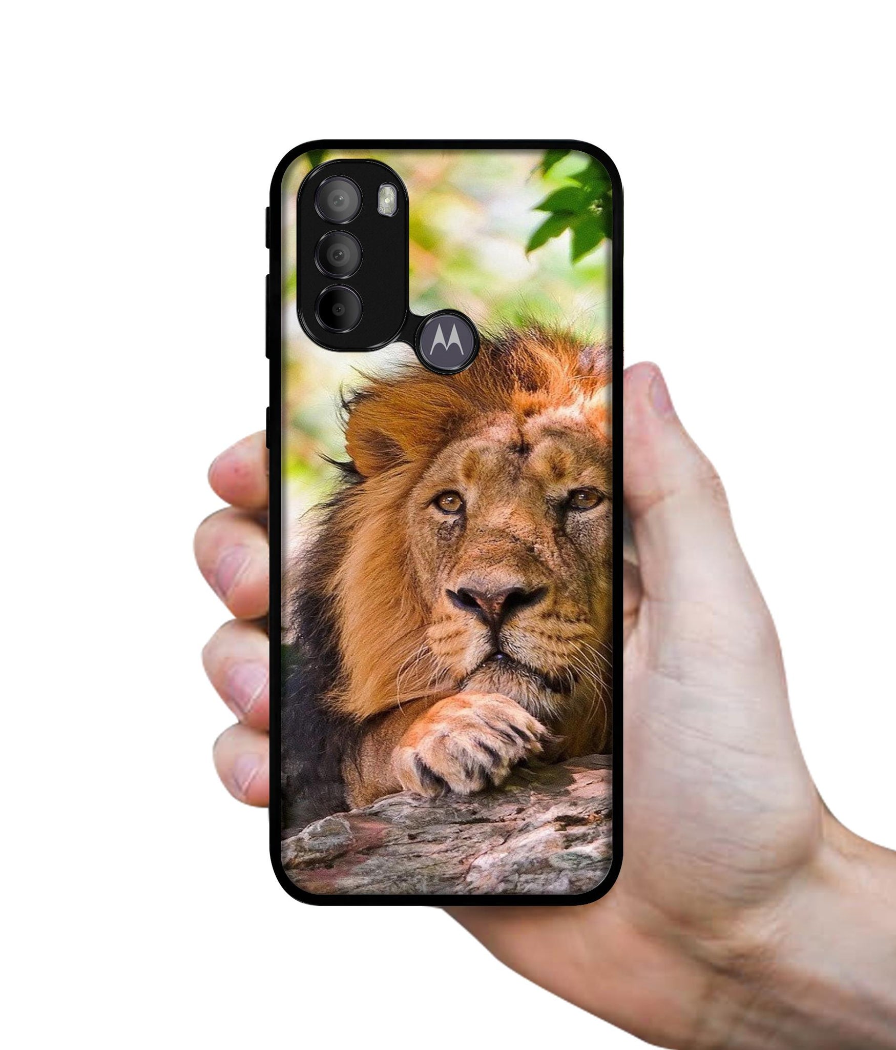 Tiger Pattern Print Designer 2D Printed Back Case Cover for Motorola Moto G31 4G / G41 4G