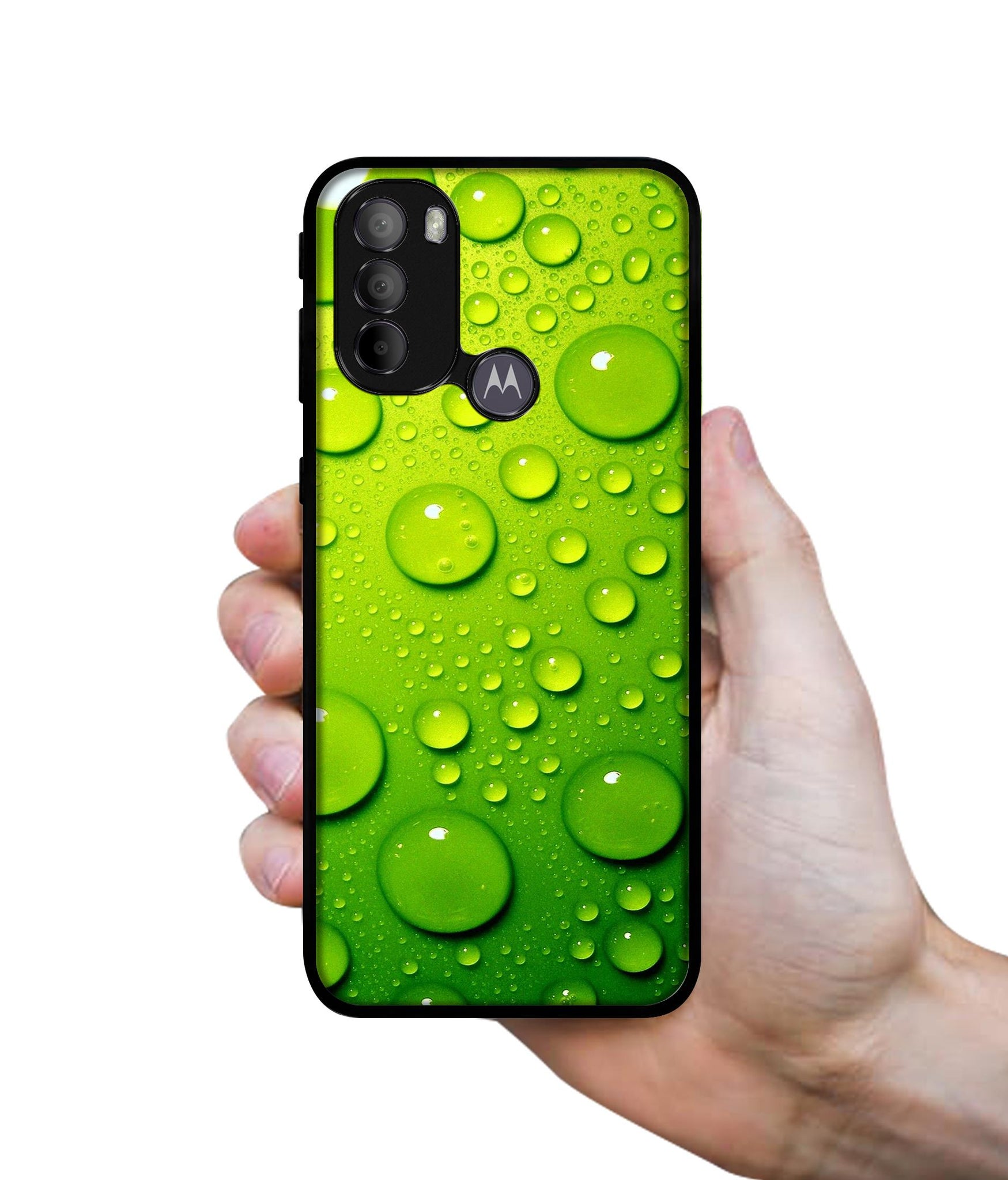 Green Bubbles Designer 2D Printed Back Case Cover for Motorola Moto G31 4G / G41 4G
