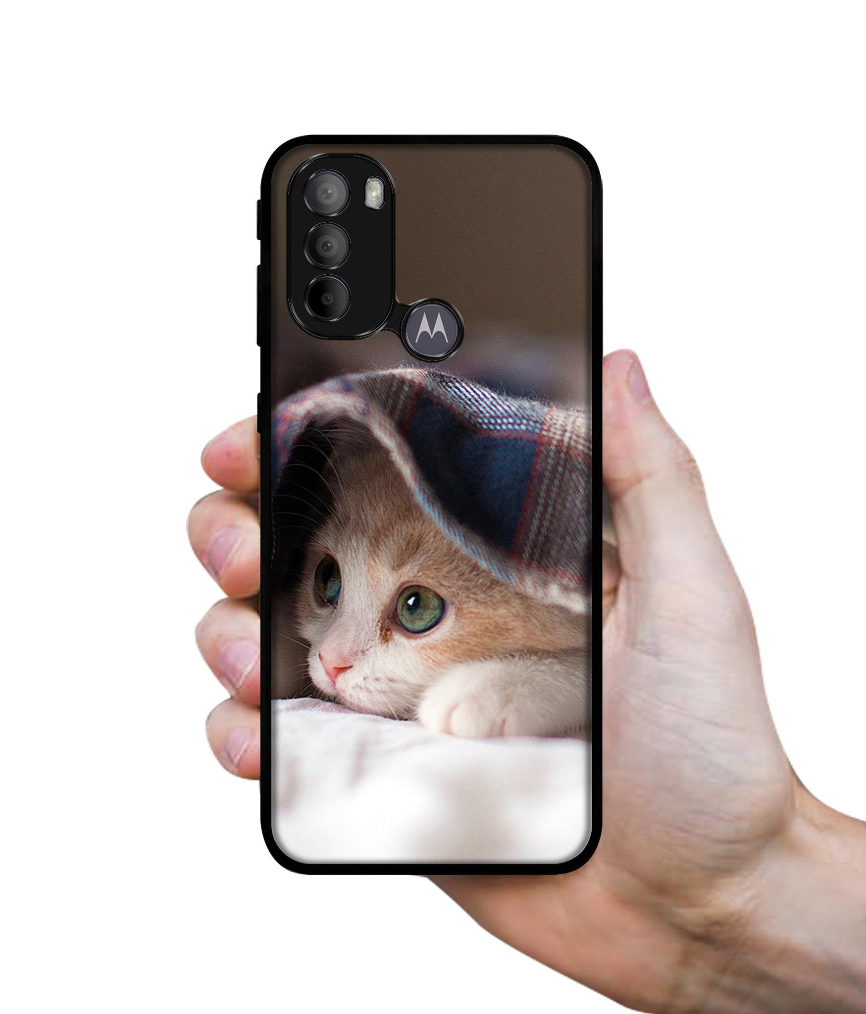 Sleepy Kitten Designer 2D Printed Back Case Cover for Motorola Moto G31 4G / G41 4G