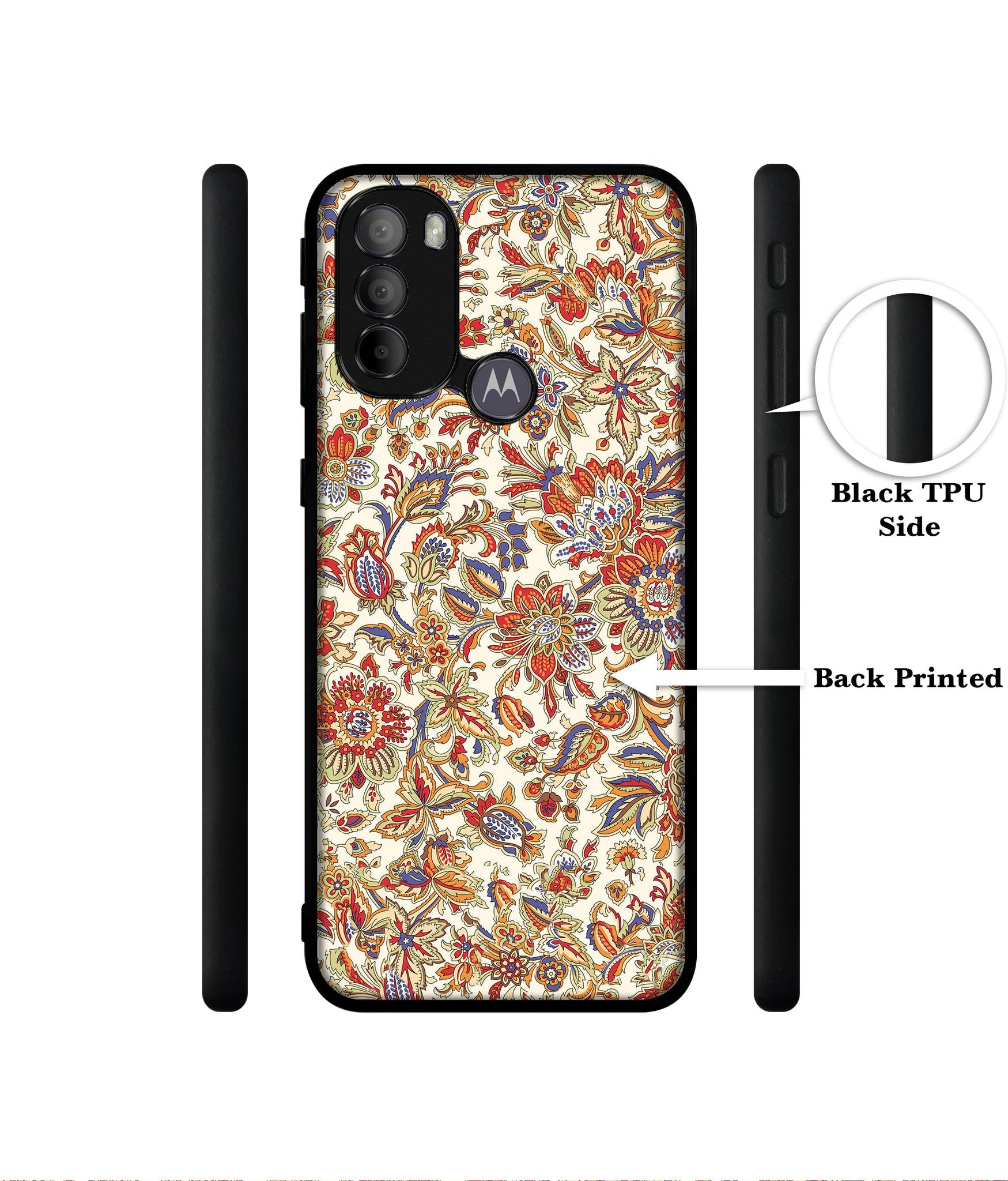 Floral Designer 2D Printed Back Case Cover for Motorola Moto G31 4G / G41 4G
