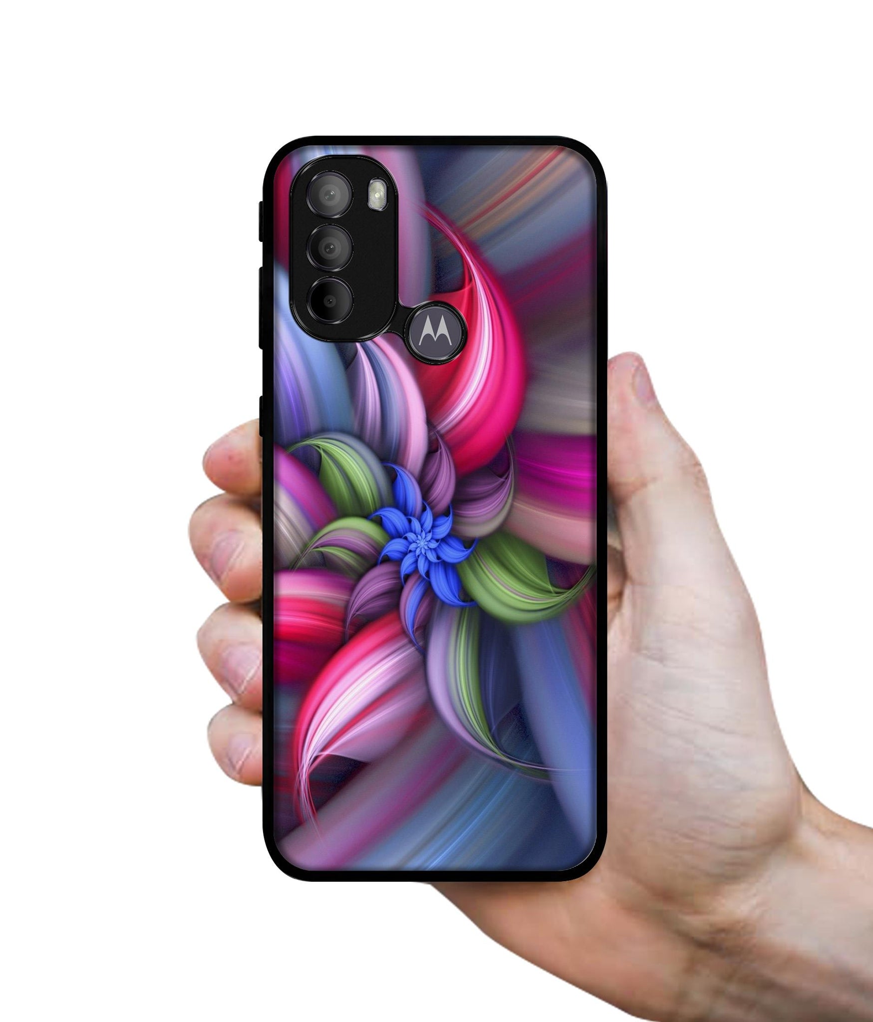 Colorful Flower Designer 2D Printed Back Case Cover for Motorola Moto G31 4G / G41 4G