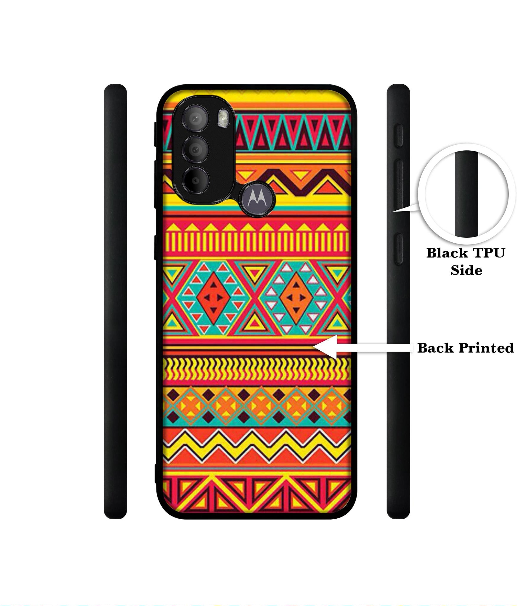 Artistic Rangoli Designer 2D Printed Back Case Cover for Motorola Moto G31 4G / G41 4G