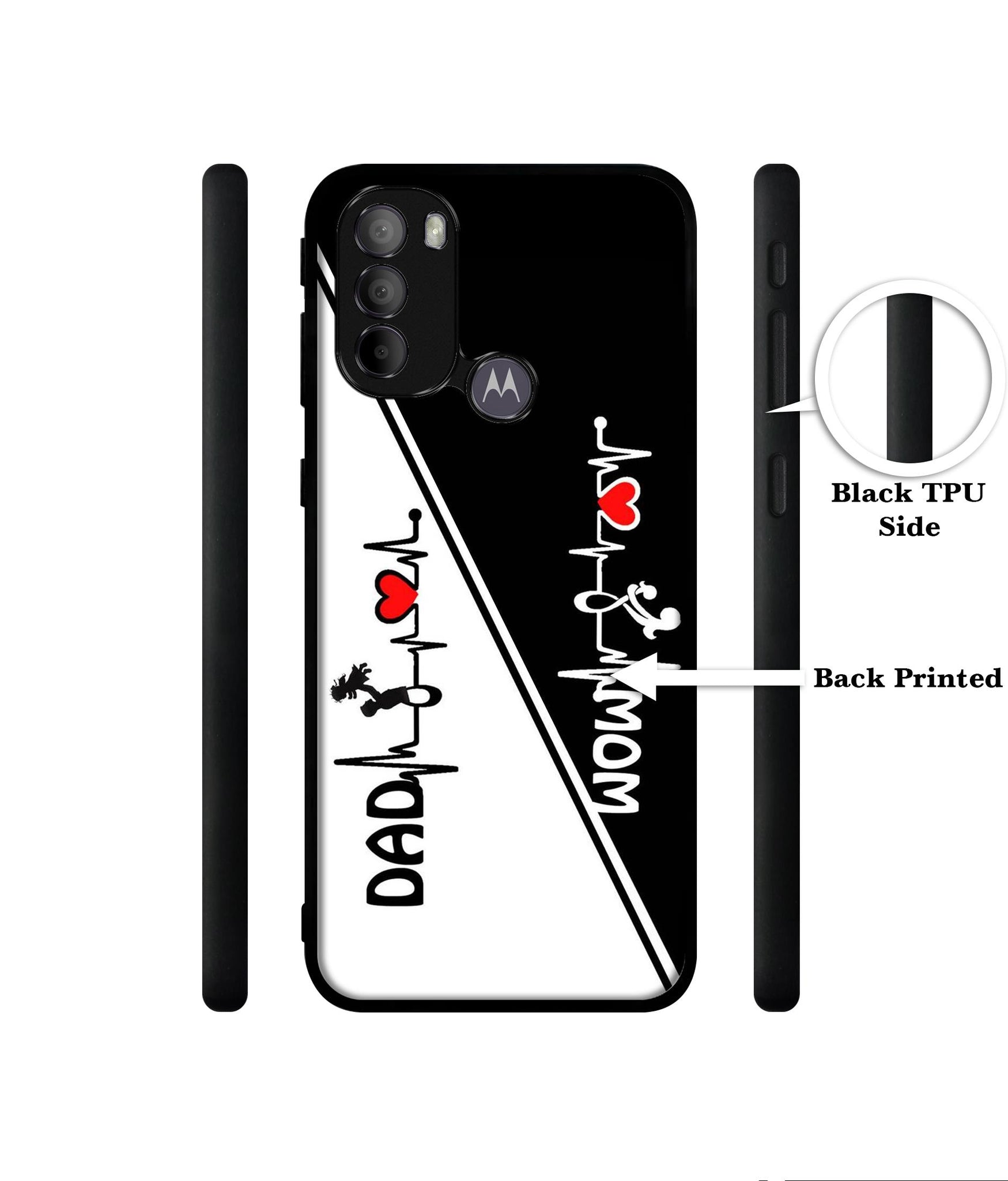 Mom and Dad Lover Designer 2D Printed Back Case Cover for Motorola Moto G31 4G / G41 4G