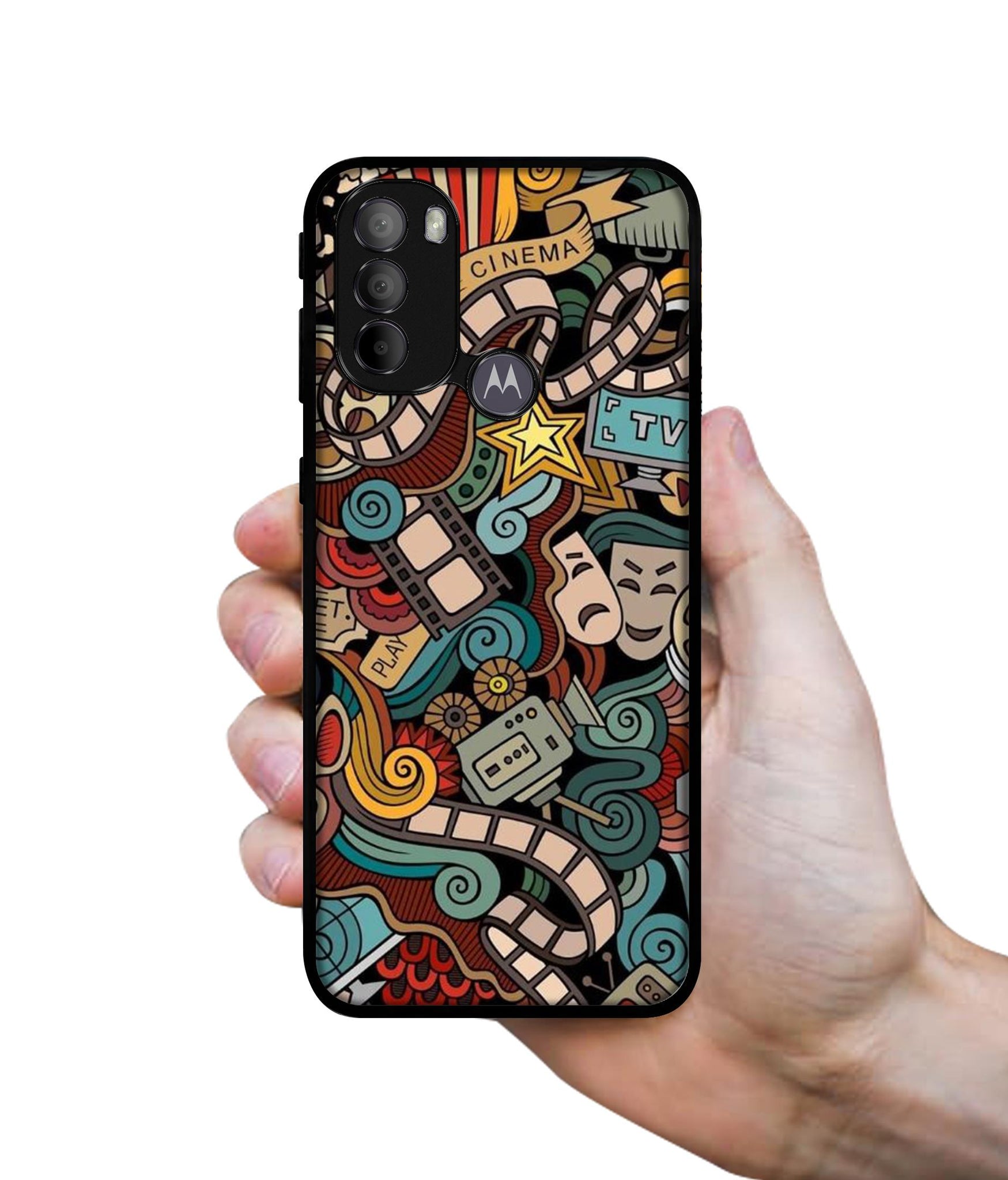 Movies Designer 2D Printed Back Case Cover for Motorola Moto G31 4G / G41 4G