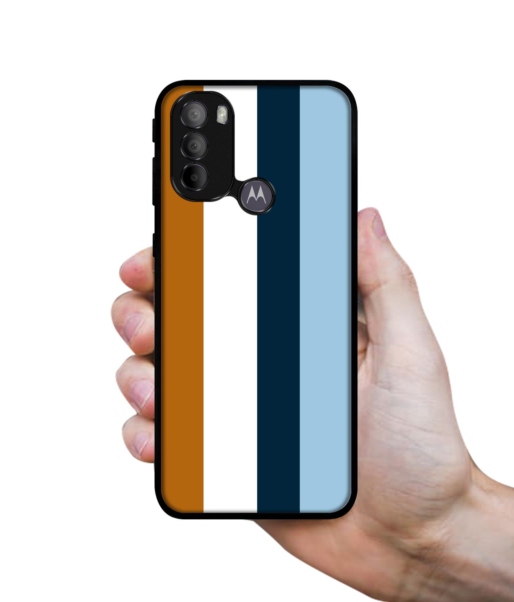 Color Stripes Designer 2D Printed Back Case Cover for Motorola Moto G31 4G / G41 4G