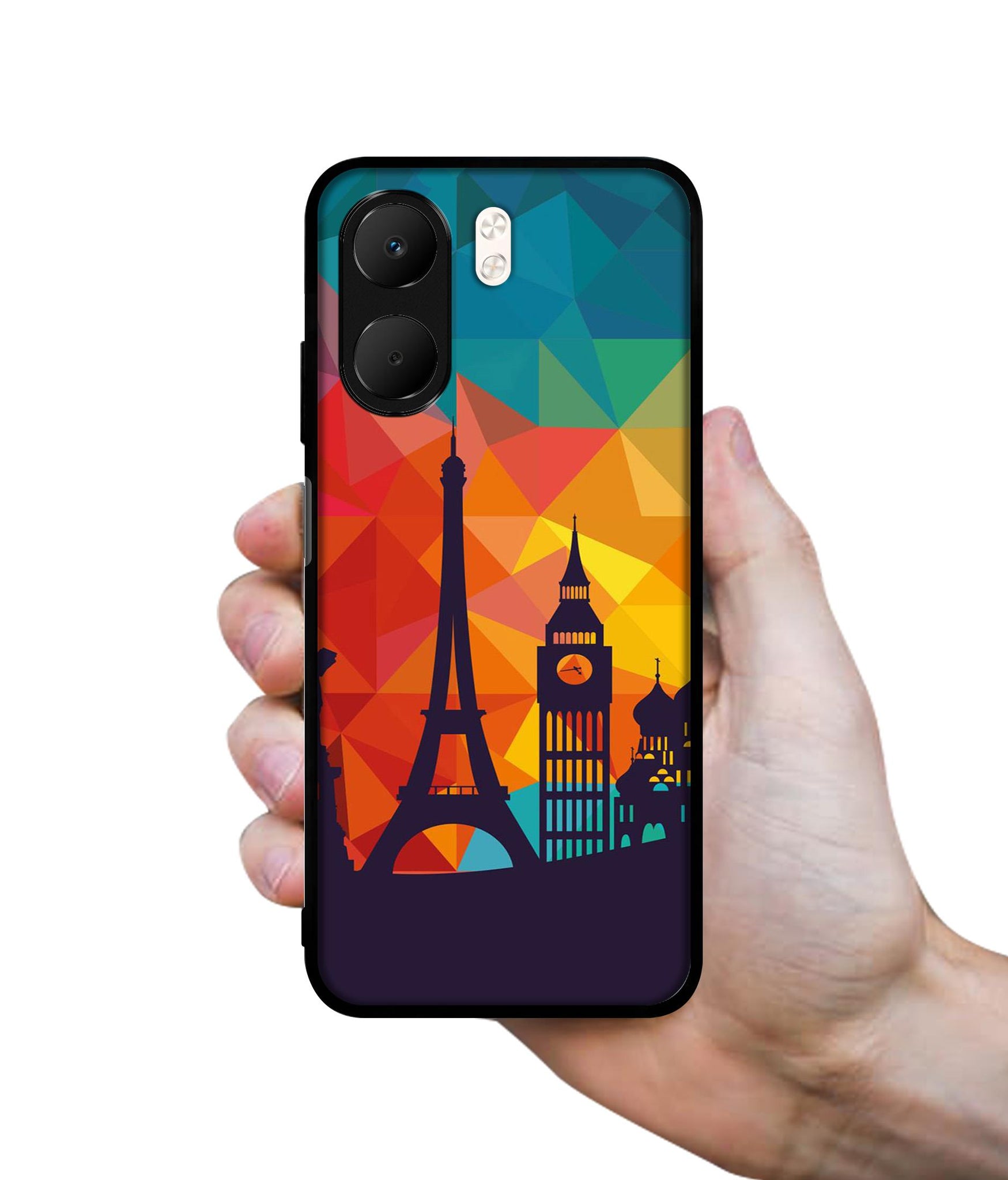 Colored Paris Designer 2D Printed Back Case Cover for Oppo A5x 4G / A5x 5G