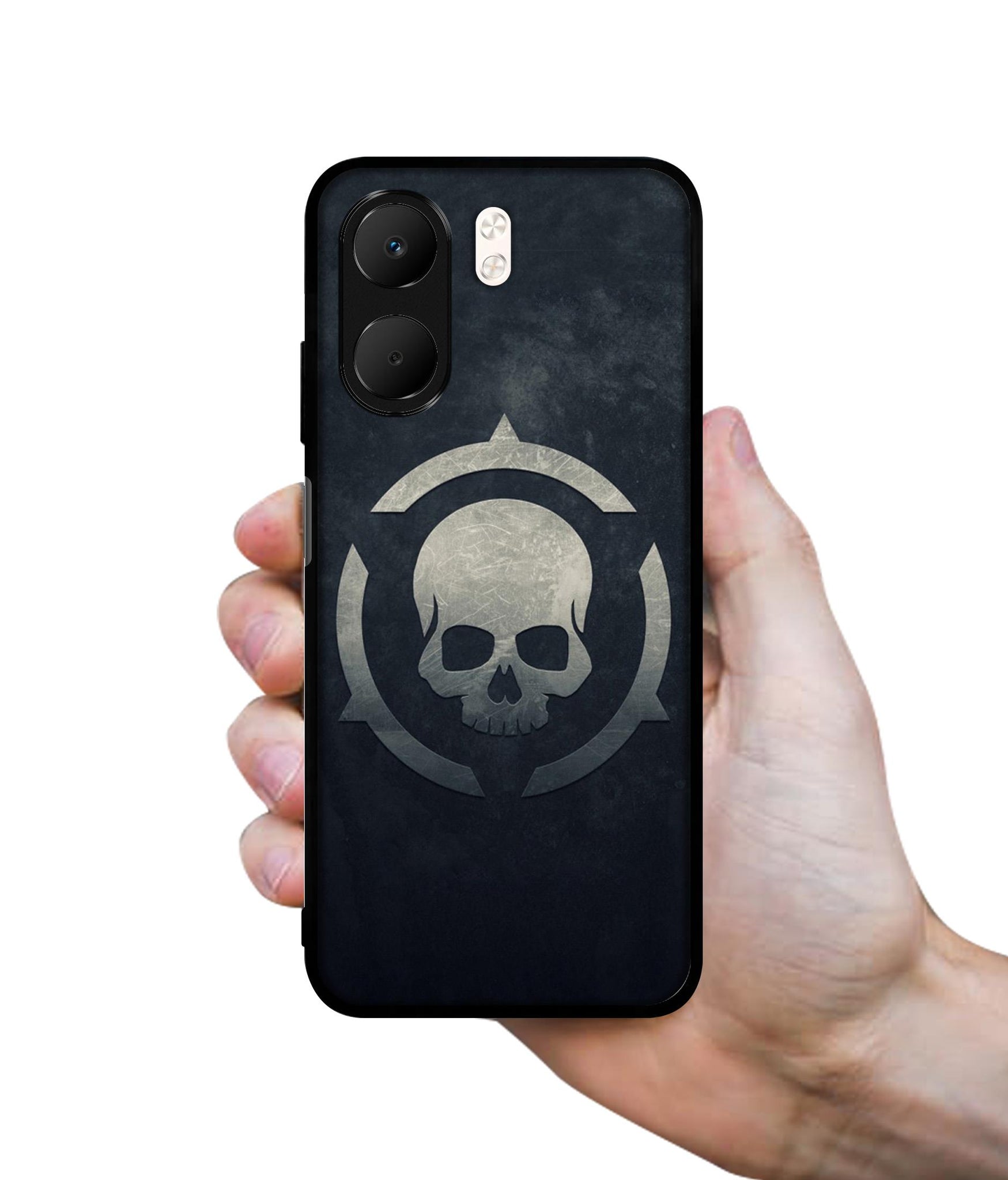 Skull Pattern Print Designer 2D Printed Back Case Cover for Oppo A5x 4G / A5x 5G