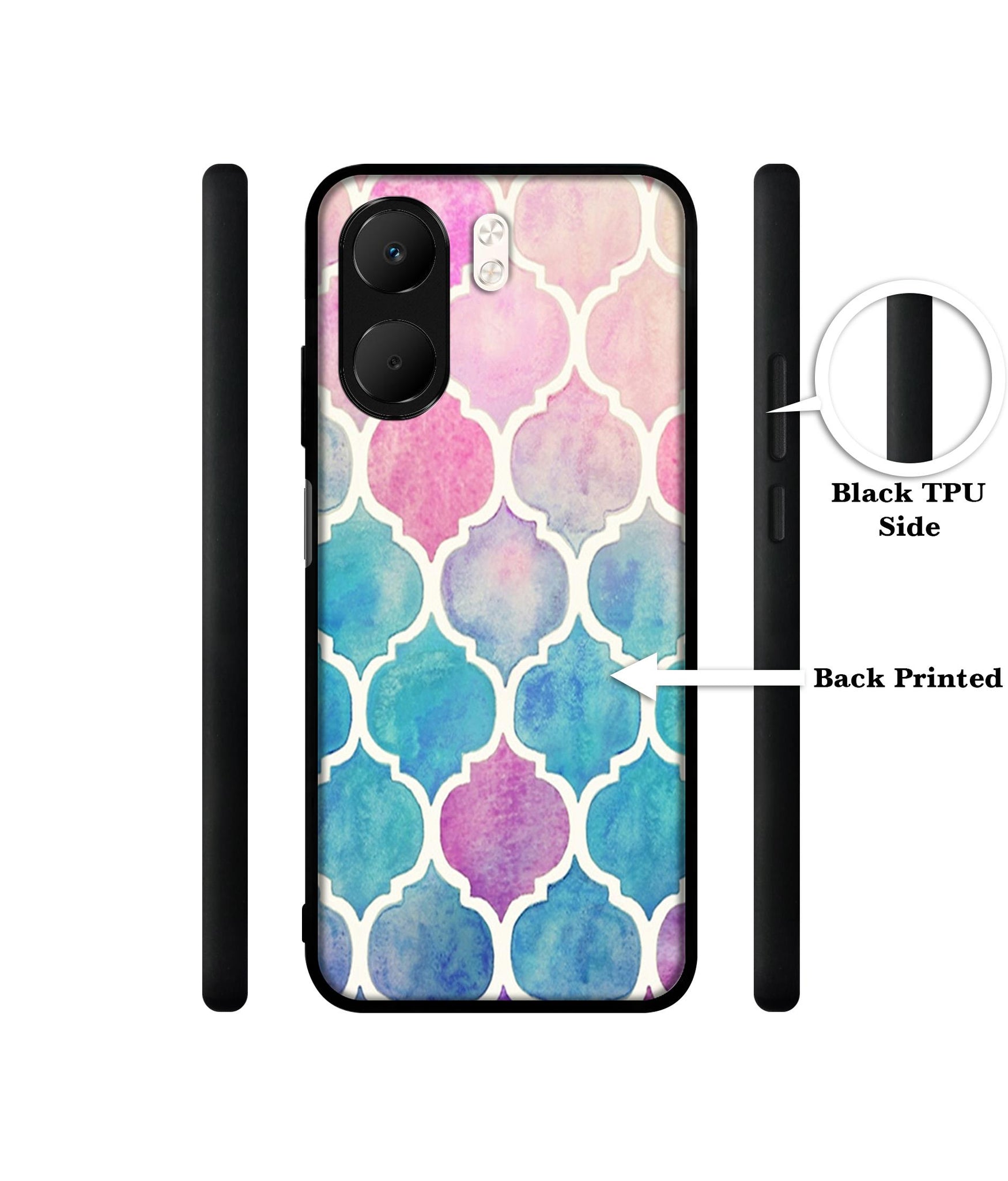 Patterns Art Designer 2D Printed Back Case Cover for Oppo A5x 4G / A5x 5G