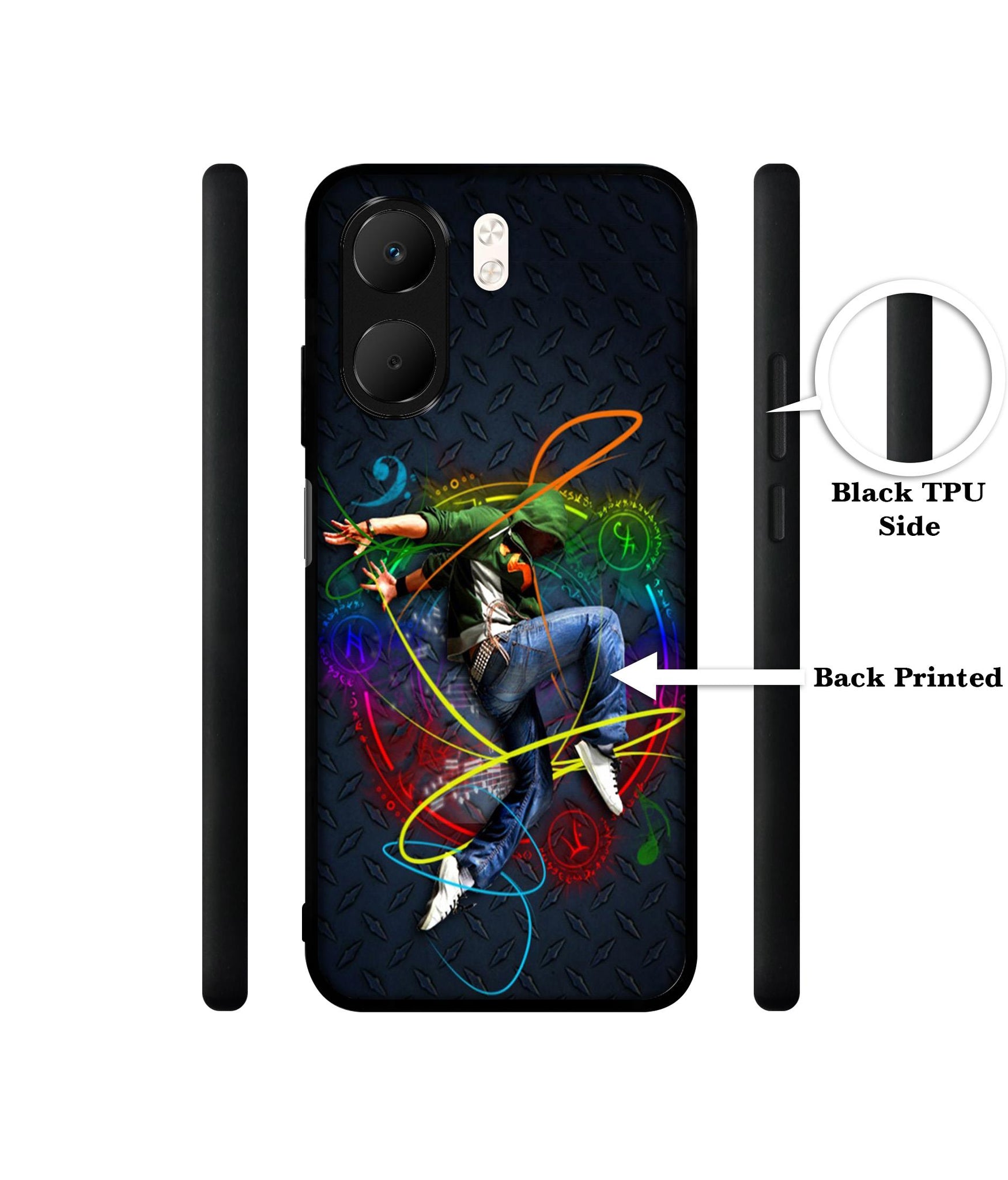 Boy With Music Designer 2D Printed Back Case Cover for Oppo A5x 4G / A5x 5G