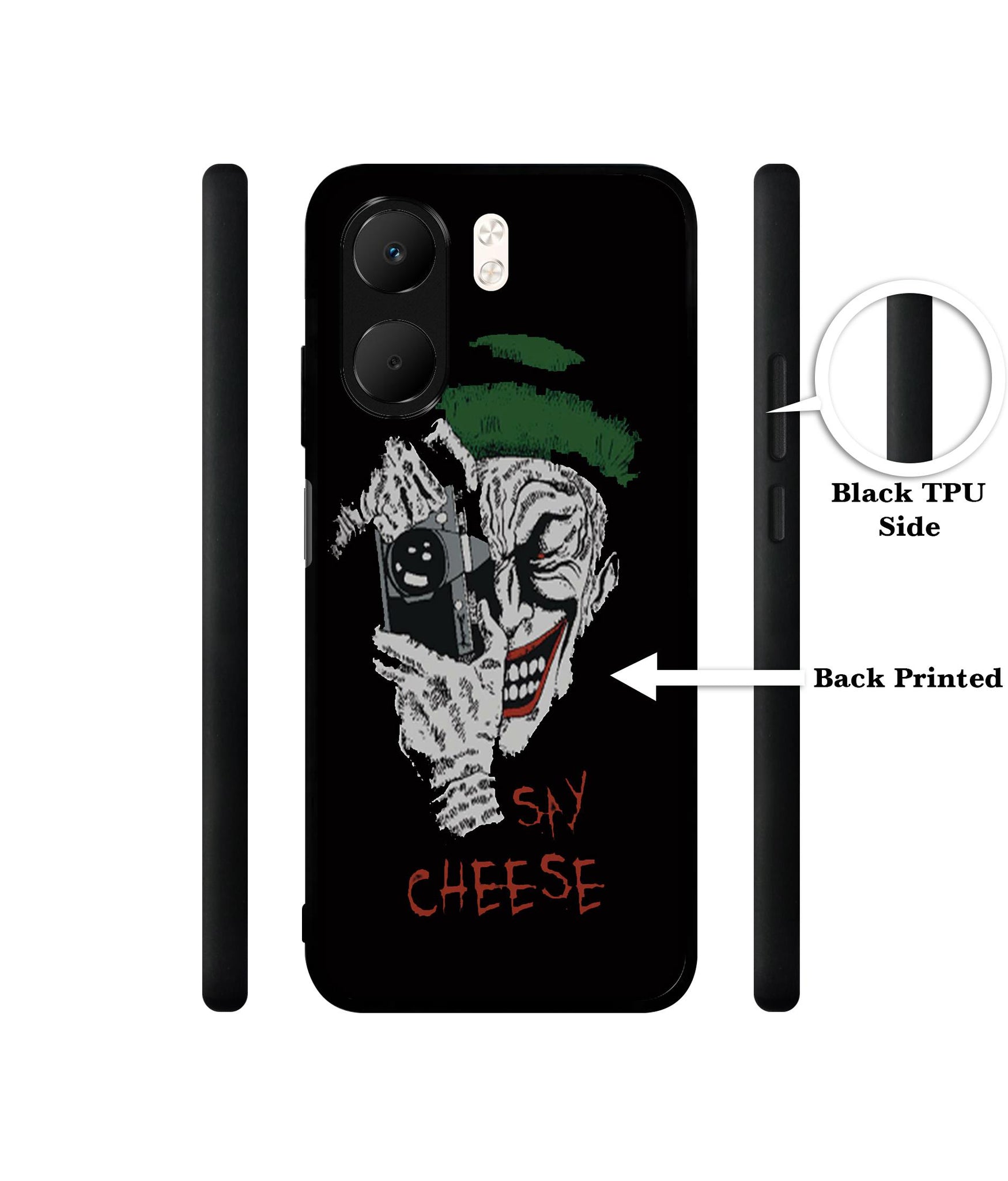 Joker Say Cheese Designer 2D Printed Back Case Cover for Oppo A5x 4G / A5x 5G
