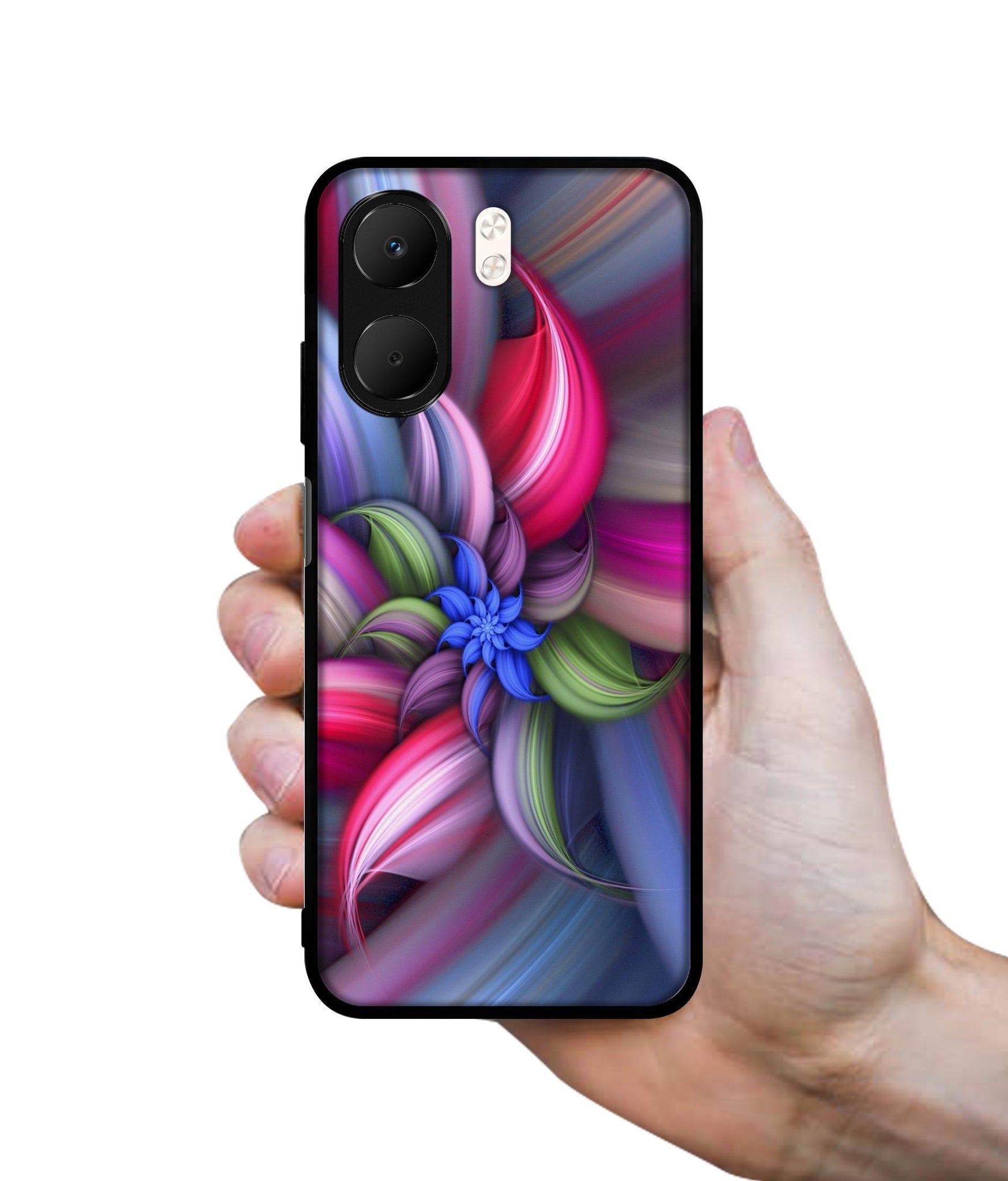 Colorful Flower Designer 2D Printed Back Case Cover for Oppo A5x 4G / A5x 5G