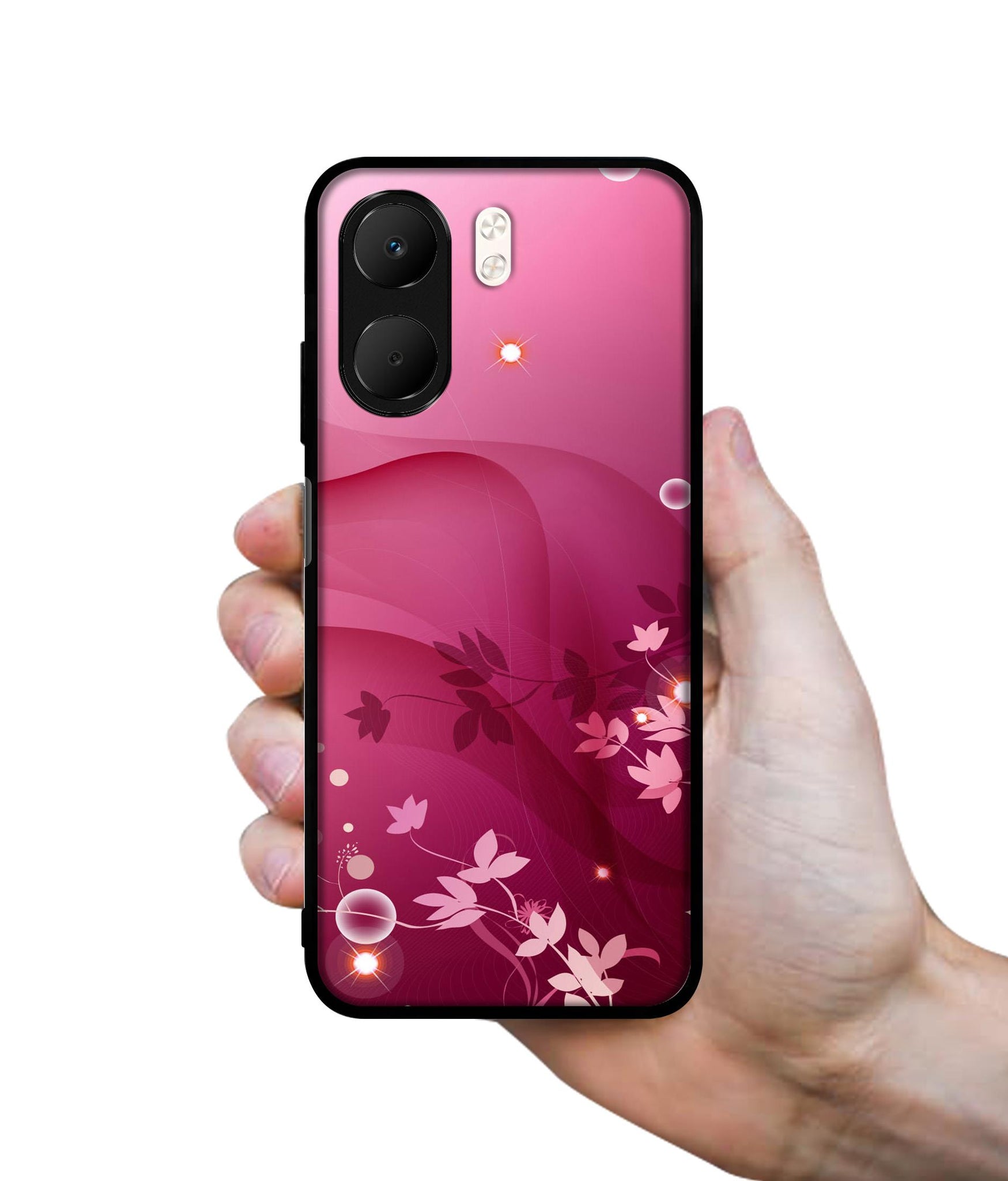 Pink Abstract Designer 2D Printed Back Case Cover for Oppo A5x 4G / A5x 5G