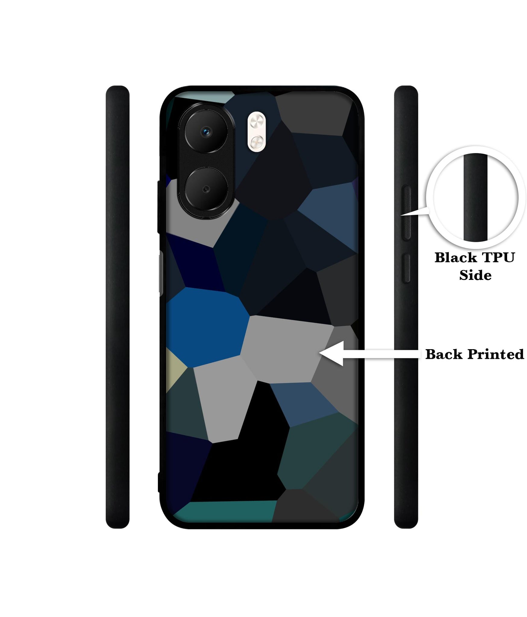 Mathematical Shape Designer 2D Printed Back Case Cover for Oppo A5x 4G / A5x 5G