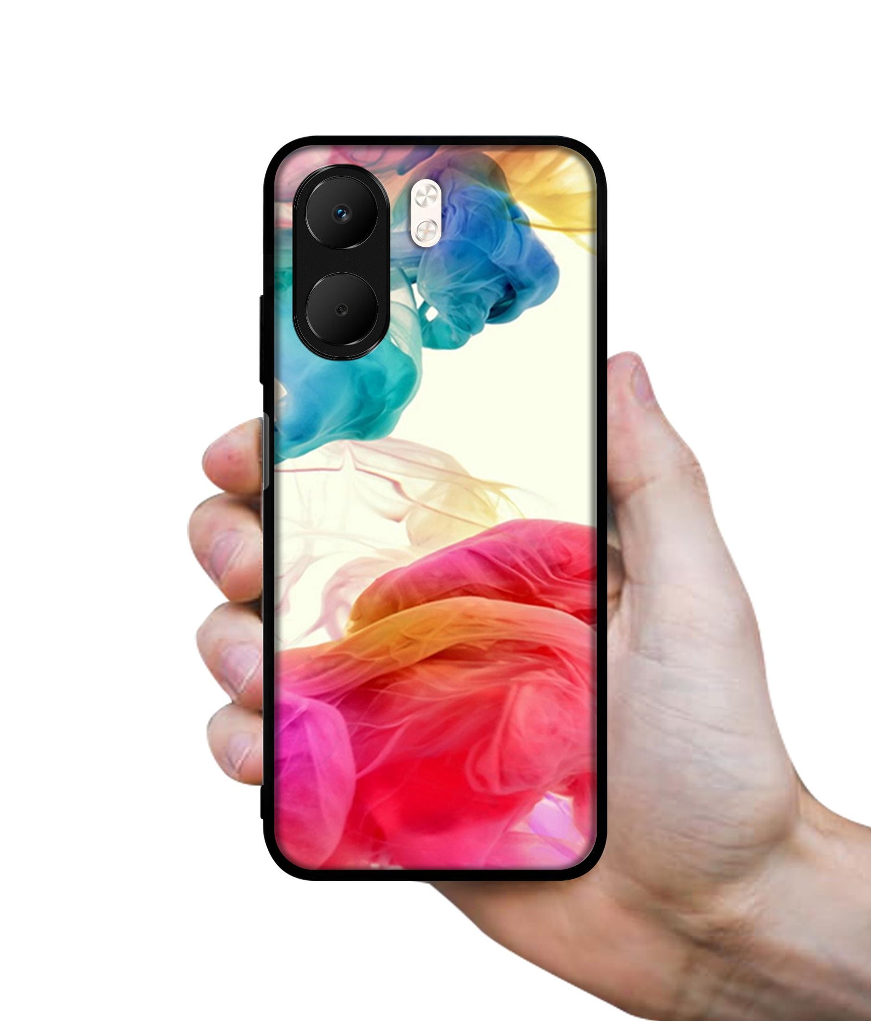 Colored Smoke Designer 2D Printed Back Case Cover for Oppo A5x 4G / A5x 5G