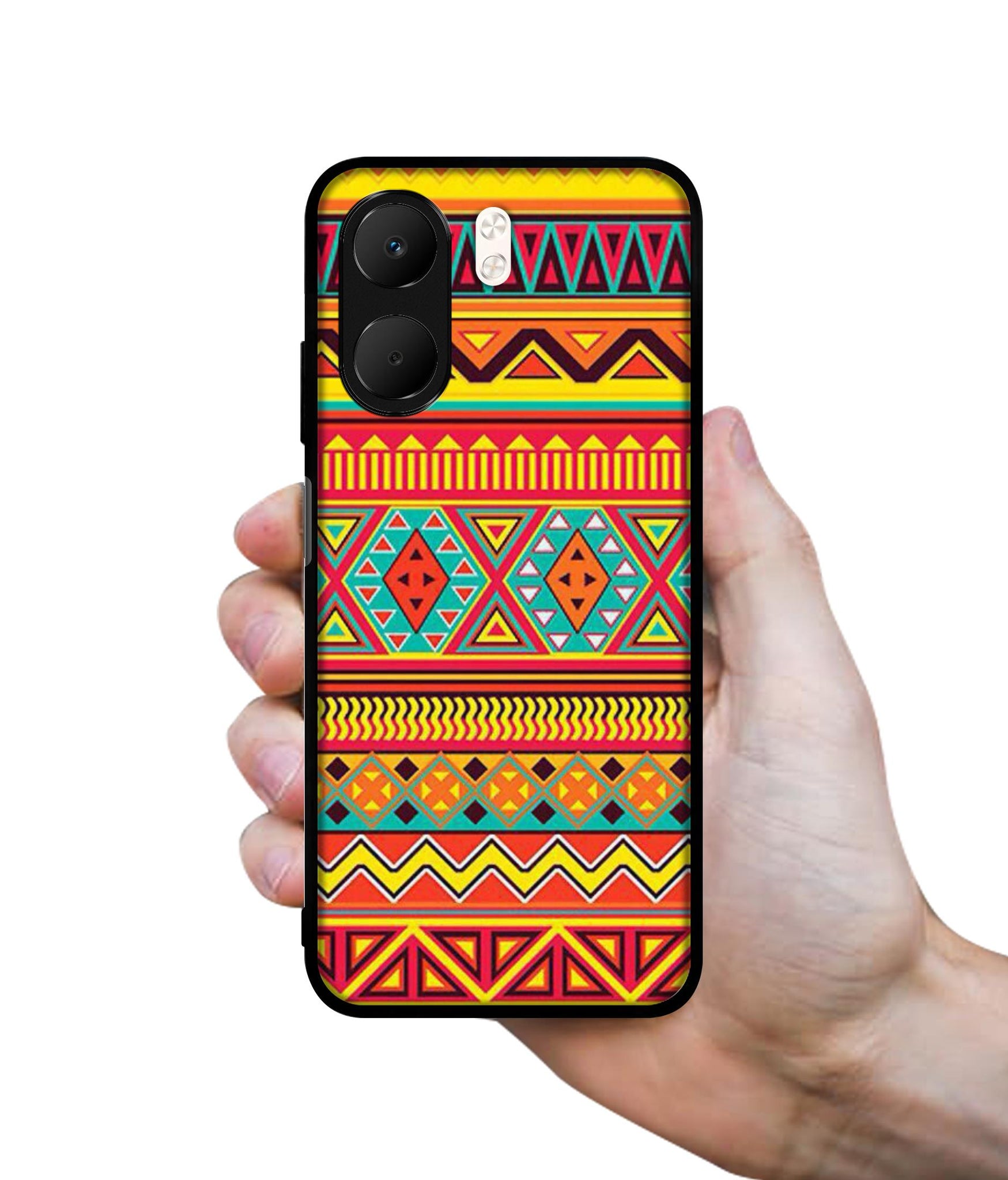 Artistic Rangoli Designer 2D Printed Back Case Cover for Oppo A5x 4G / A5x 5G