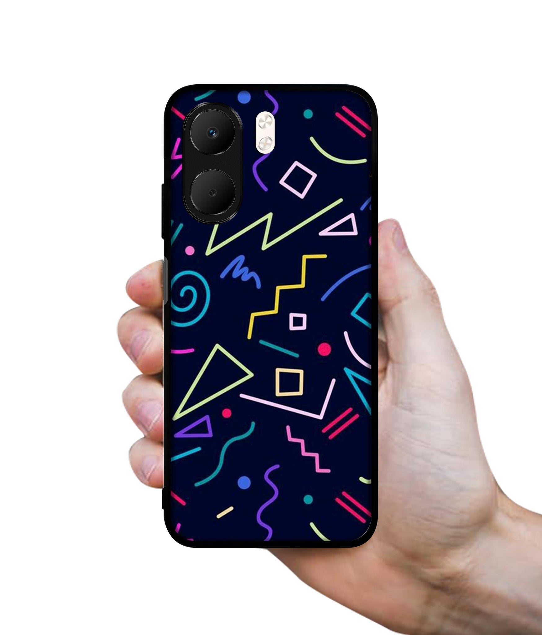 Retro Abstract Designer 2D Printed Back Case Cover for Oppo A5x 4G / A5x 5G