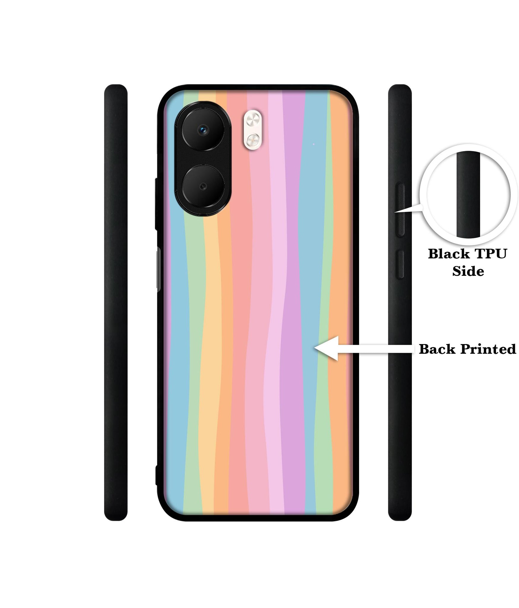 Cool Rainbow Designer 2D Printed Back Case Cover for Oppo A5x 4G / A5x 5G