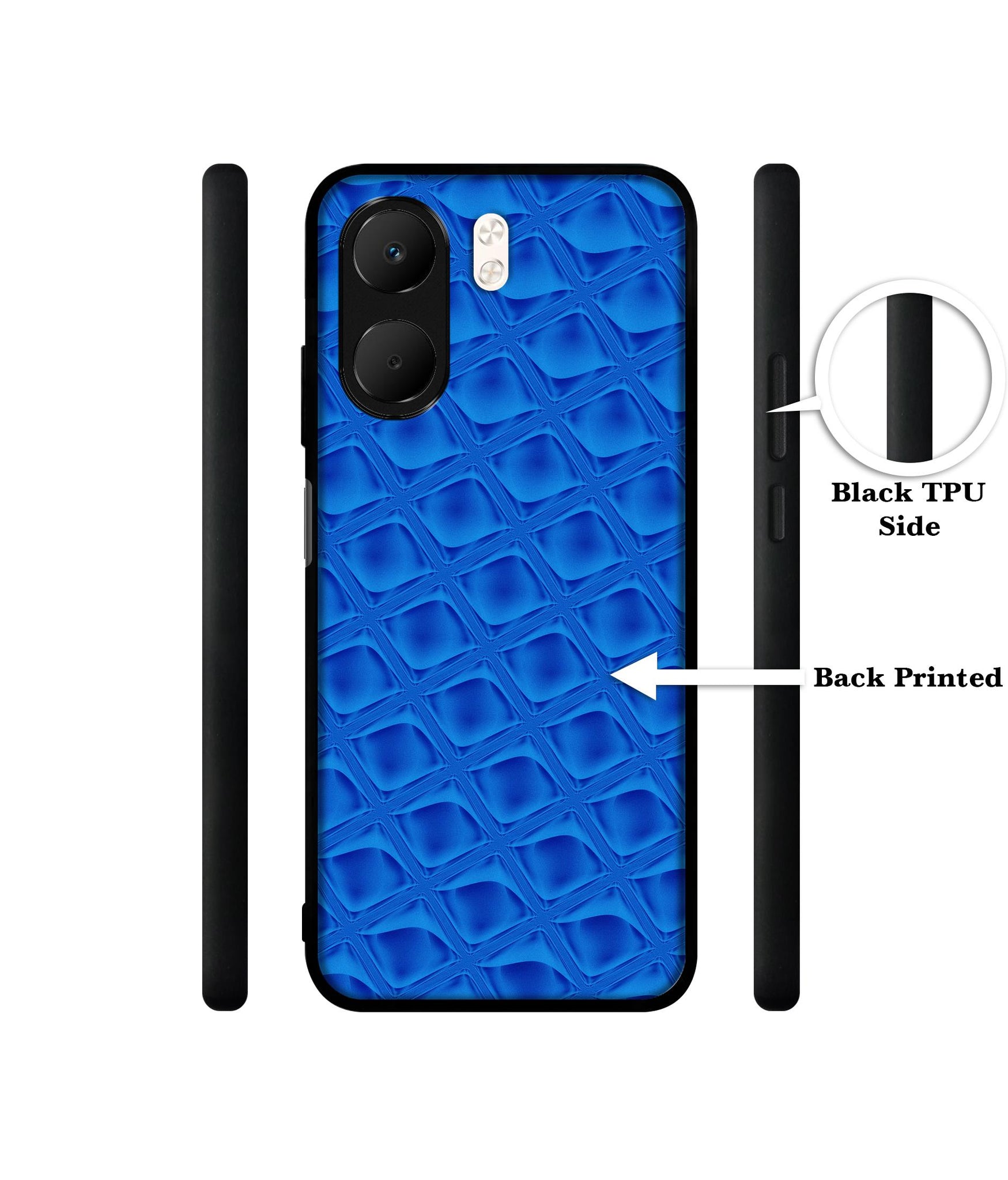 Blue Diamond Designer 2D Printed Back Case Cover for Oppo A5x 4G / A5x 5G