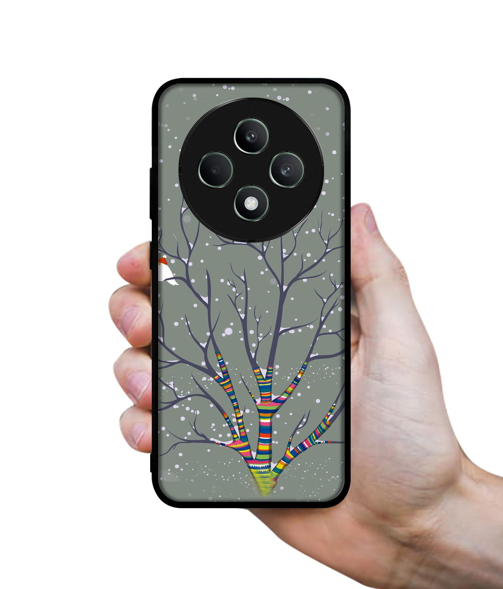 Winter Pattern Print Designer 2D Printed Back Case Cover for Oppo F27 5G / Reno 12F 5G