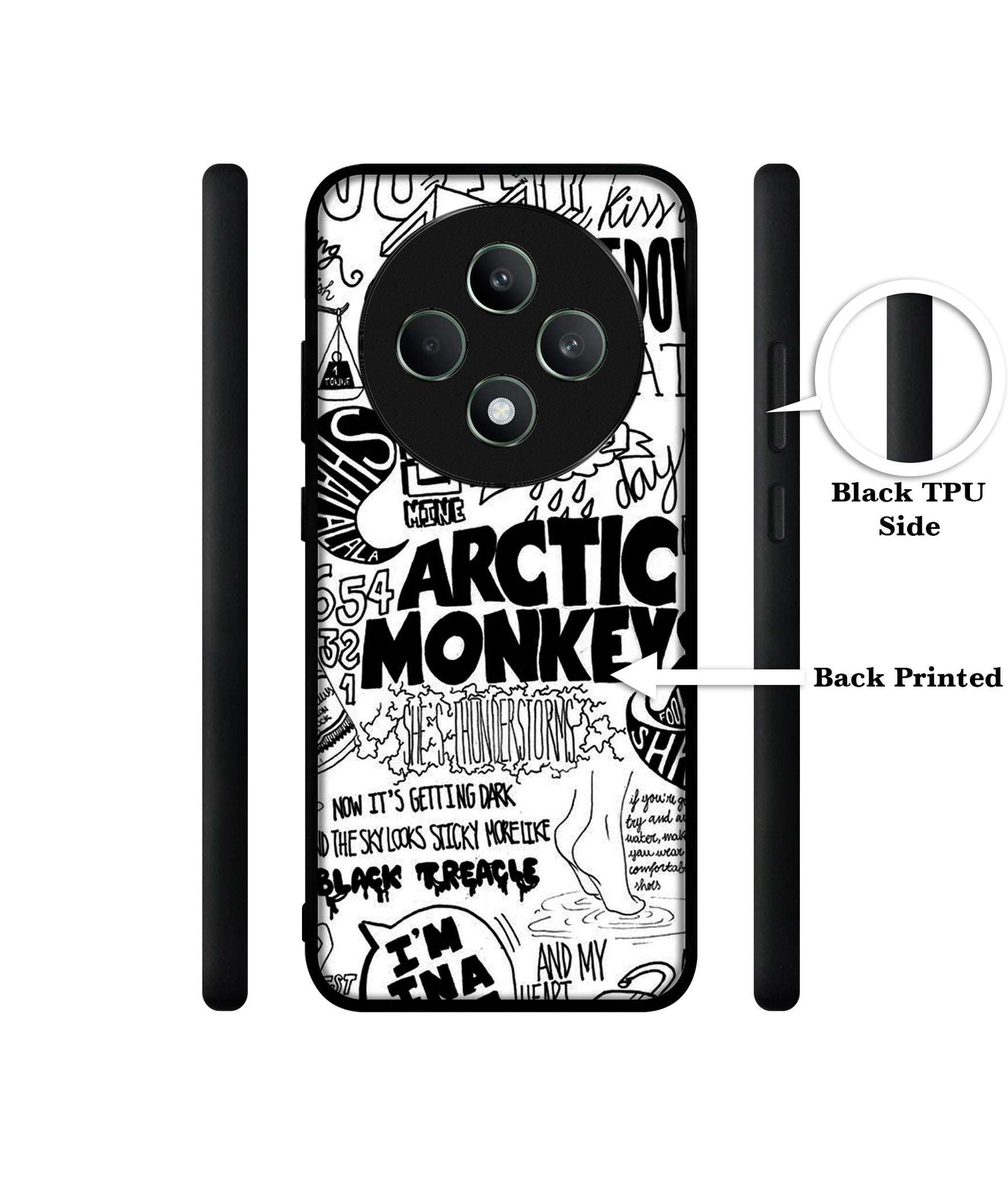 Arctic Monkeys Pattern Designer 2D Printed Back Case Cover for Oppo F27 5G / Reno 12F 5G