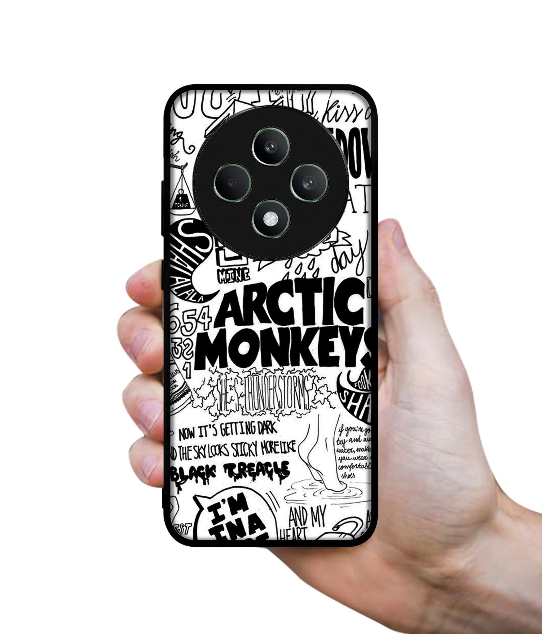 Arctic Monkeys Pattern Designer 2D Printed Back Case Cover for Oppo F27 5G / Reno 12F 5G