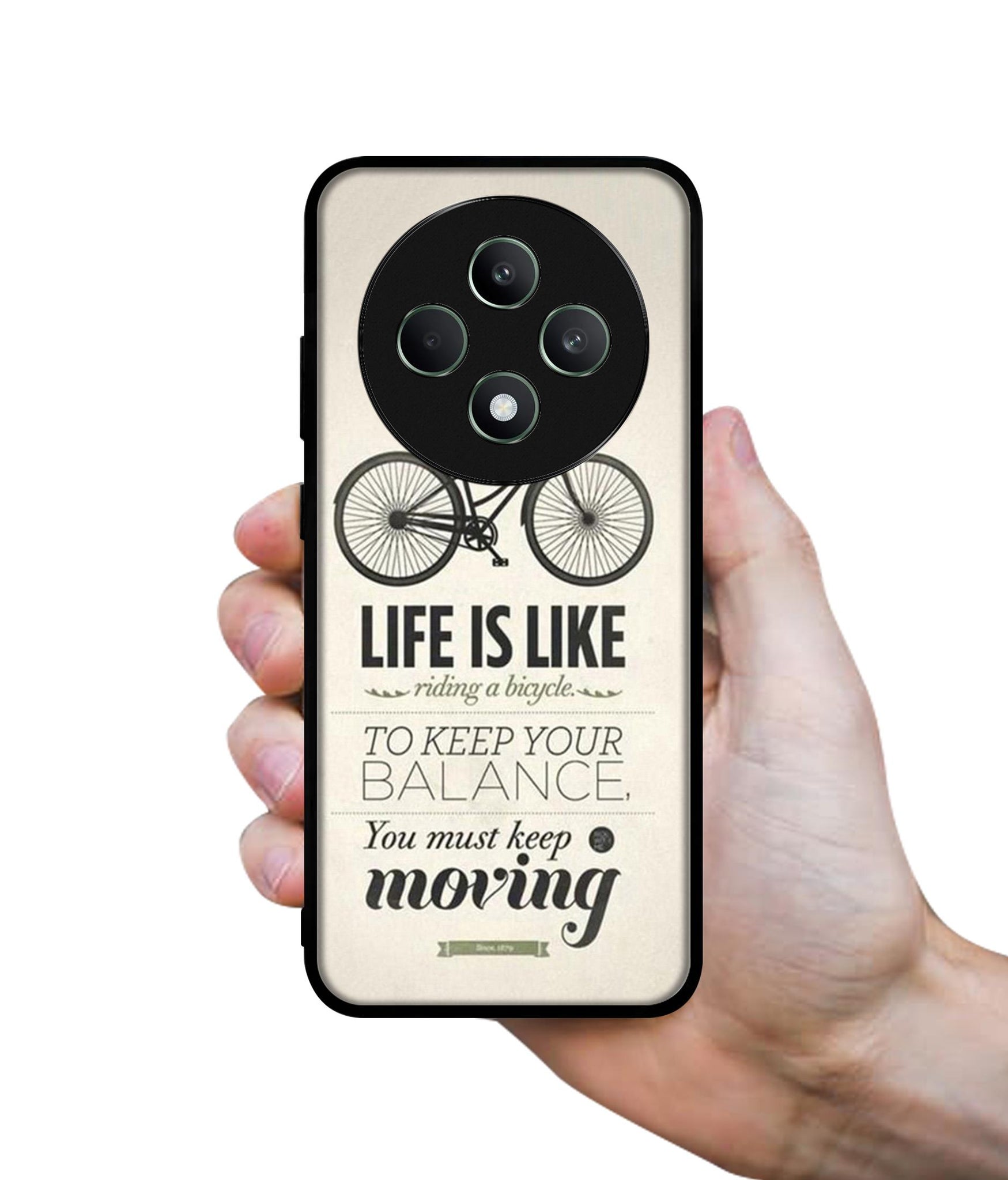 Life is Like Moving Designer 2D Printed Back Case Cover for Oppo F27 5G / Reno 12F 5G