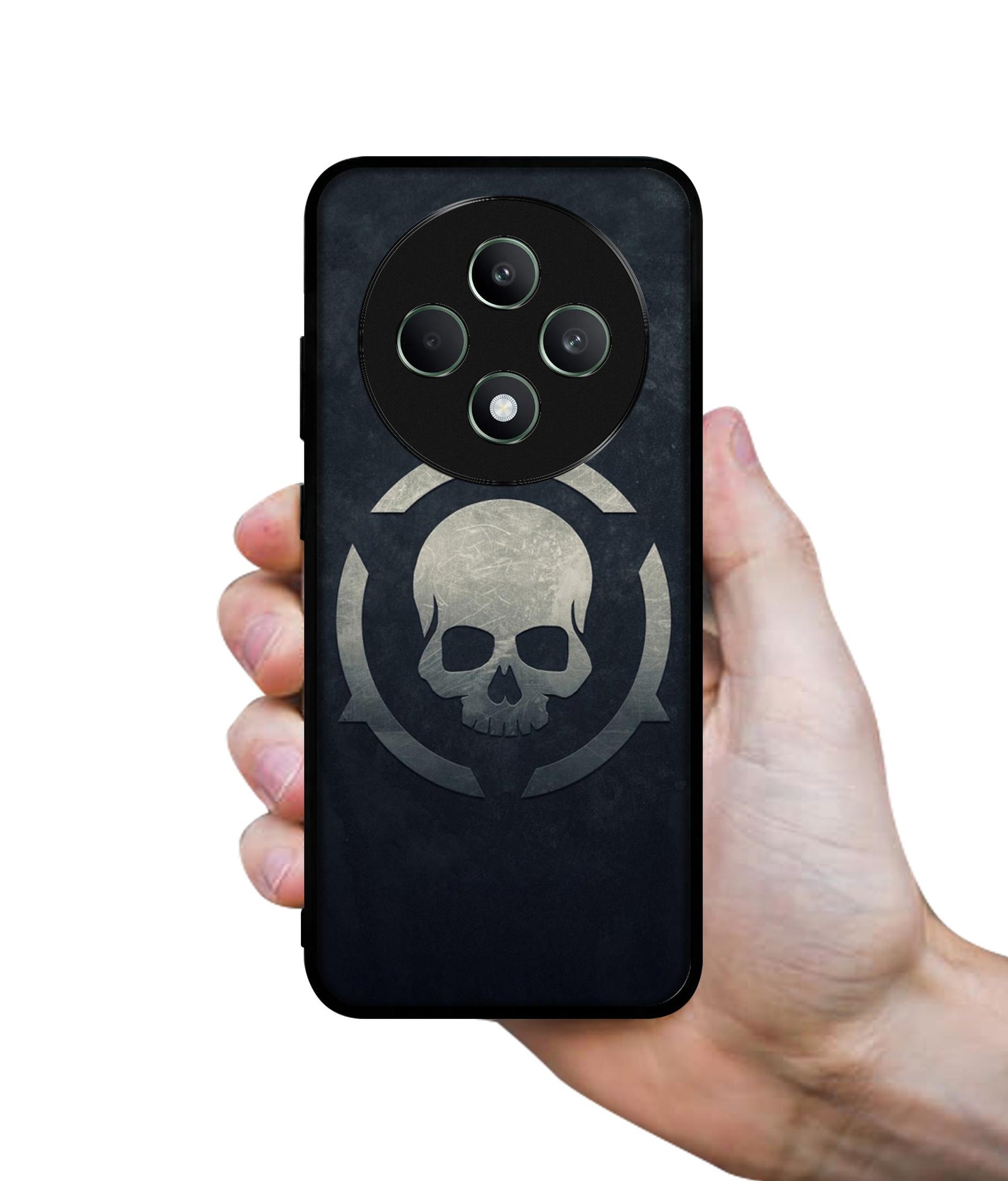 Skull Pattern Print Designer 2D Printed Back Case Cover for Oppo F27 5G / Reno 12F 5G