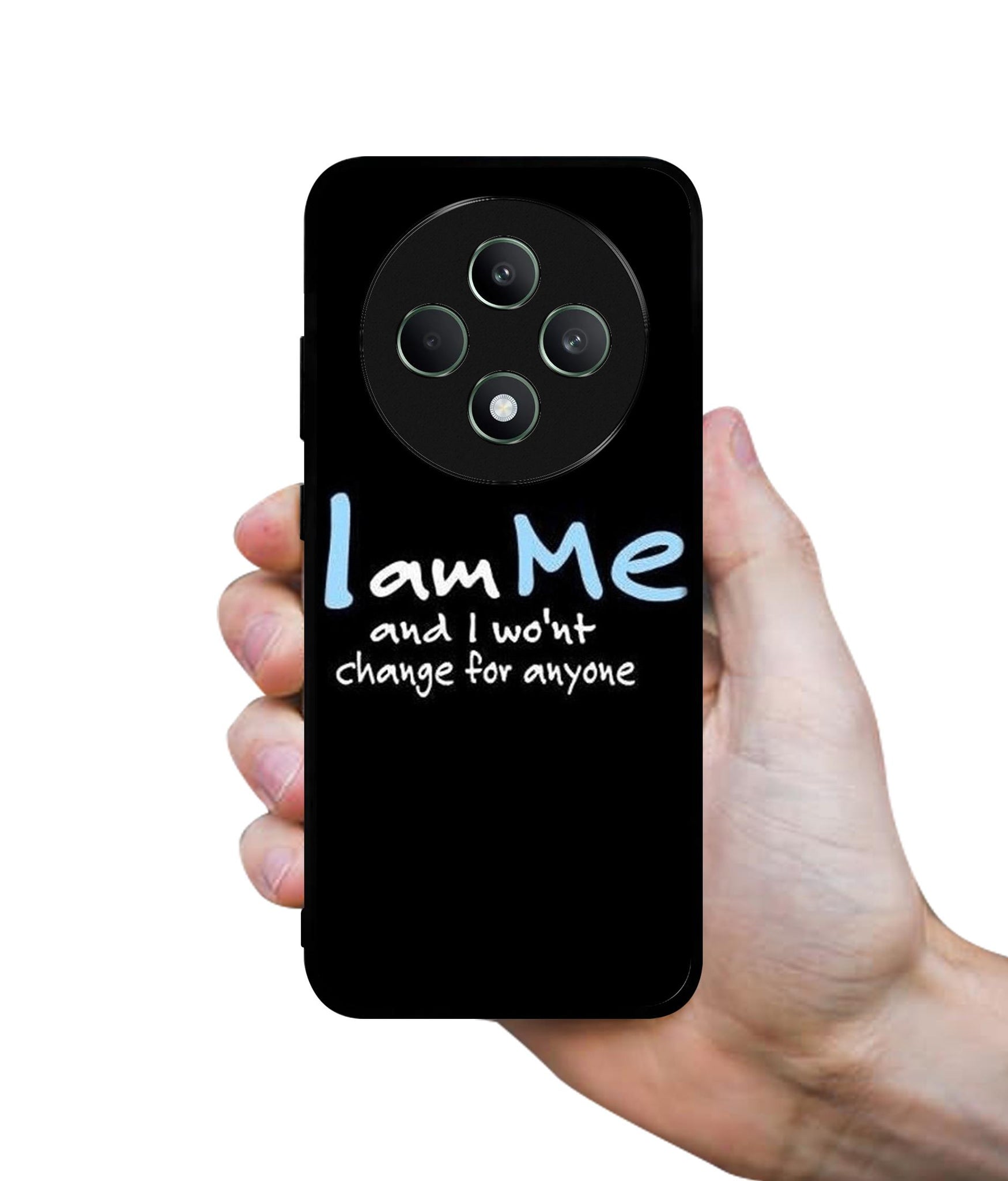 I Am Me Quotes Designer 2D Printed Back Case Cover for Oppo F27 5G / Reno 12F 5G