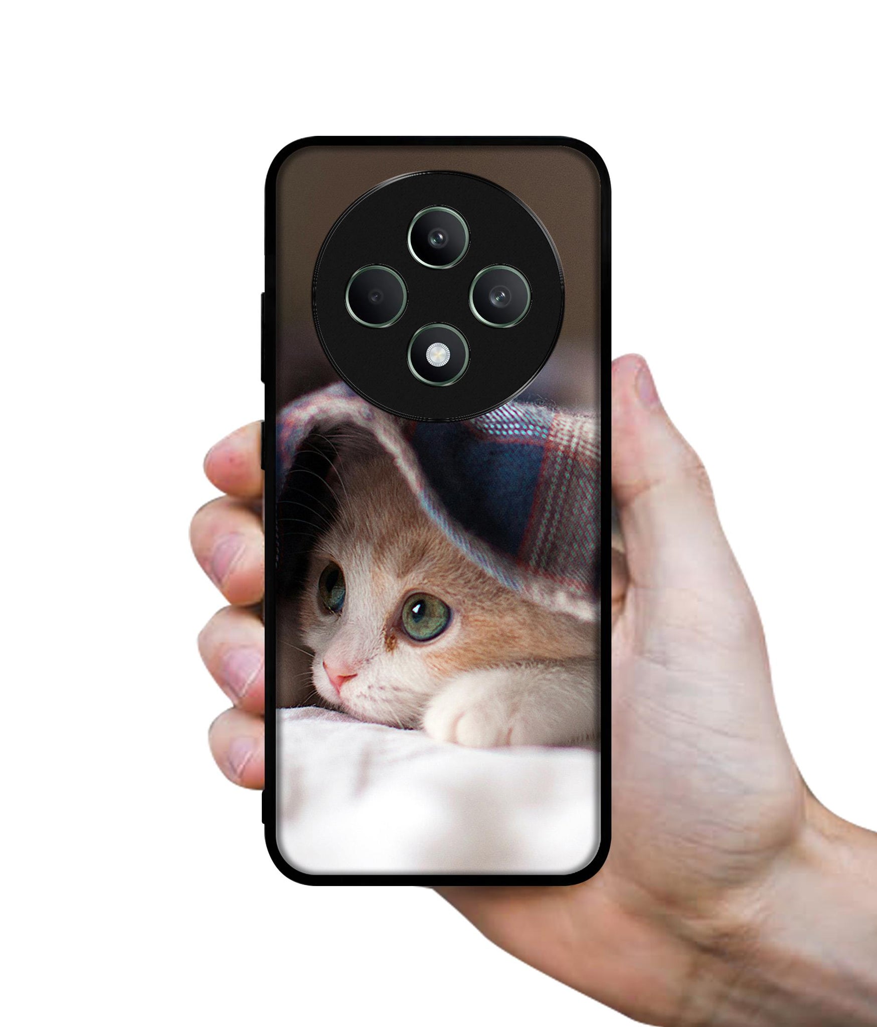 Sleepy Kitten Designer 2D Printed Back Case Cover for Oppo F27 5G / Reno 12F 5G