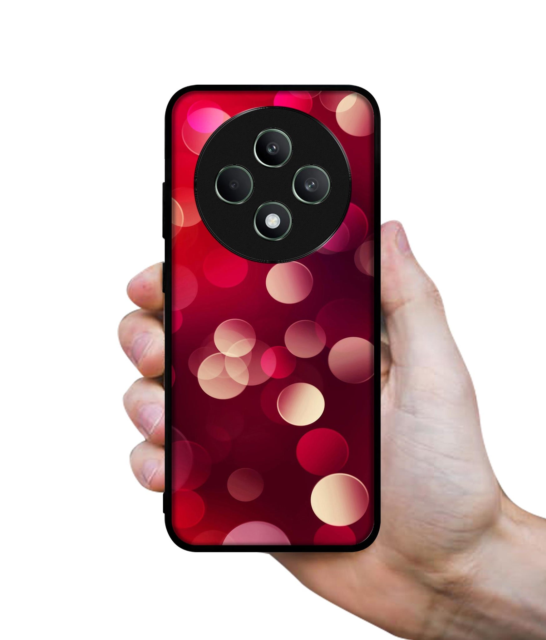 3D Circles Designer 2D Printed Back Case Cover for Oppo F27 5G / Reno 12F 5G