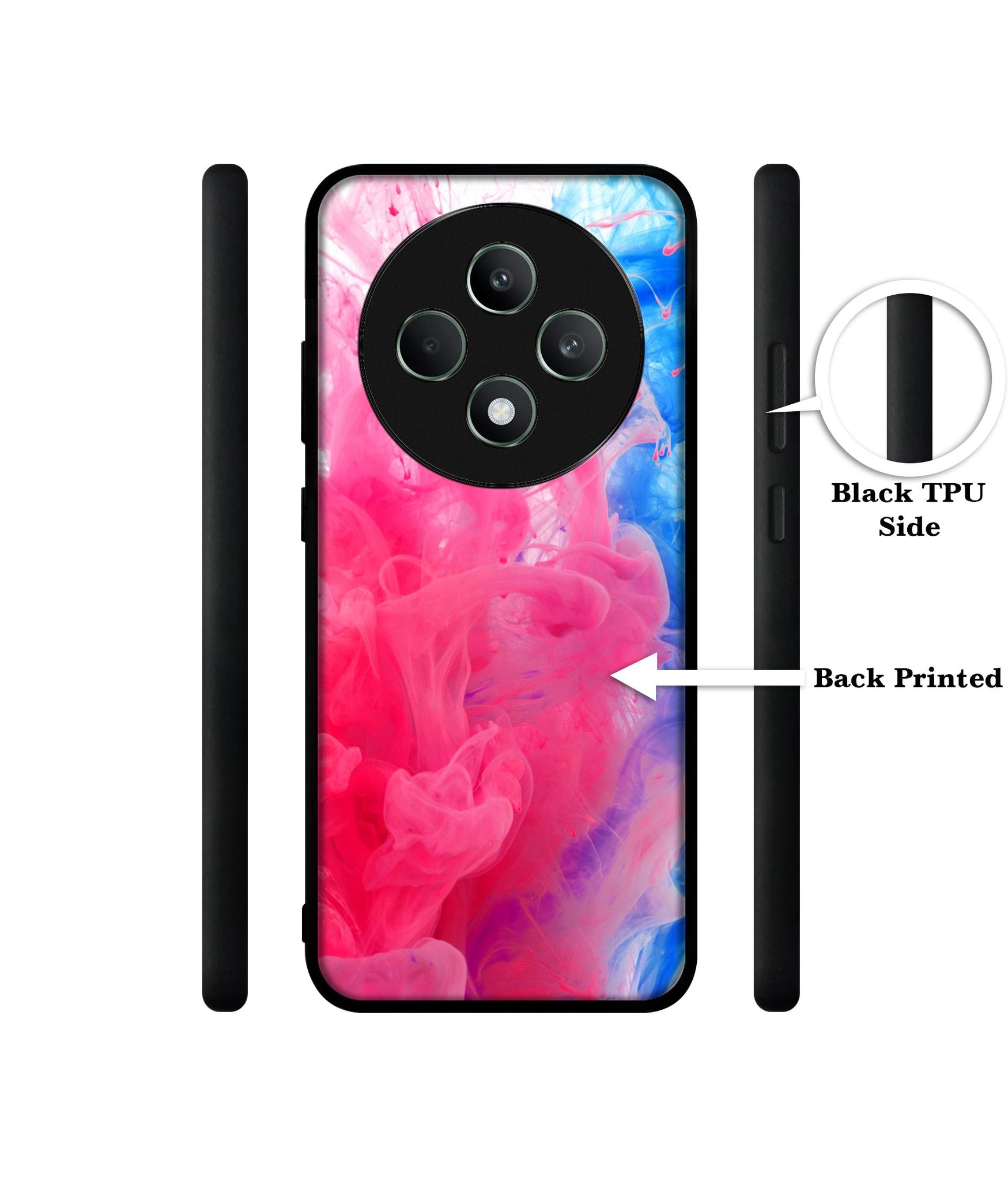 Fractal Paint Designer 2D Printed Back Case Cover for Oppo F27 5G / Reno 12F 5G