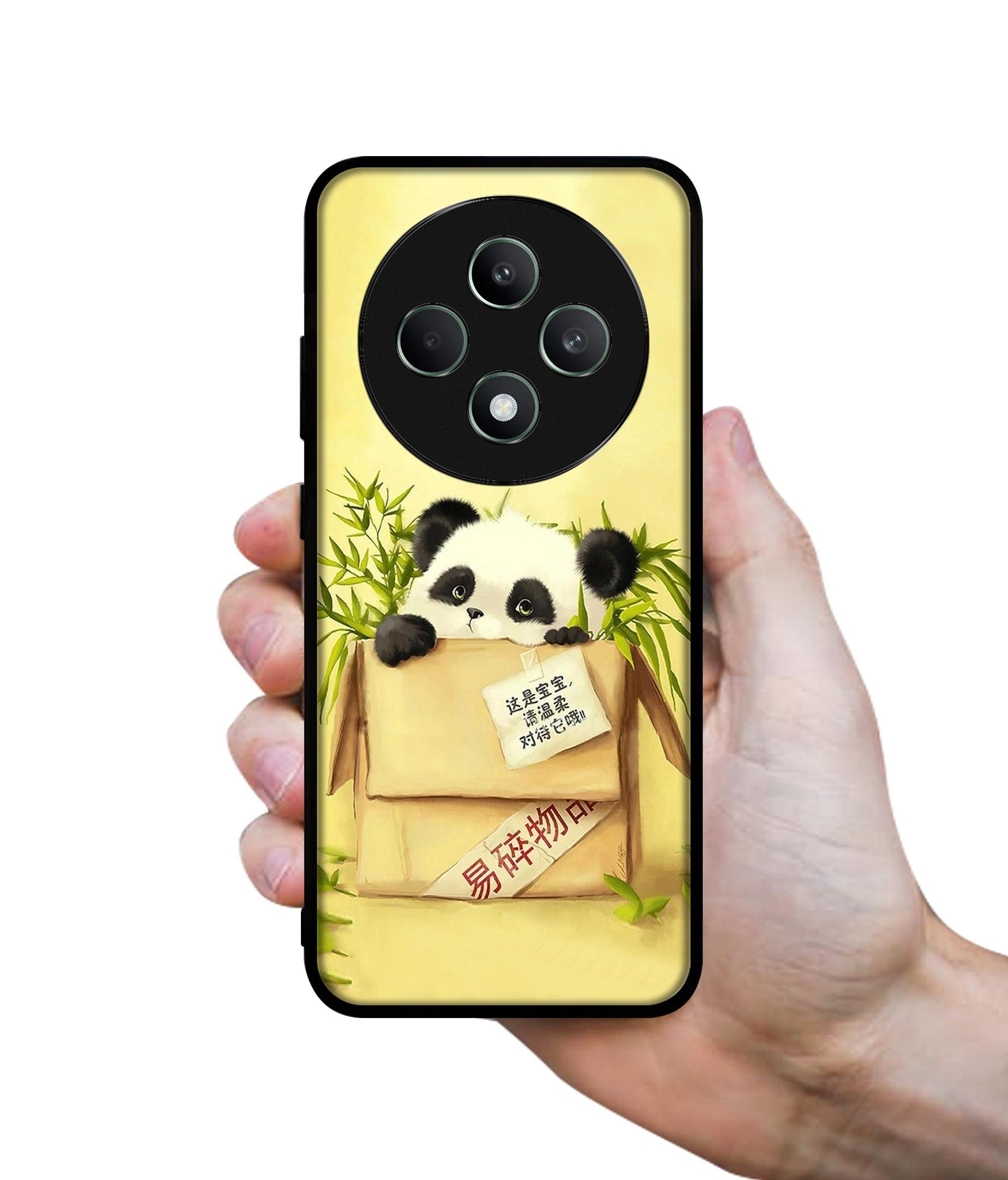 Panda In Box Designer 2D Printed Back Case Cover for Oppo F27 5G / Reno 12F 5G