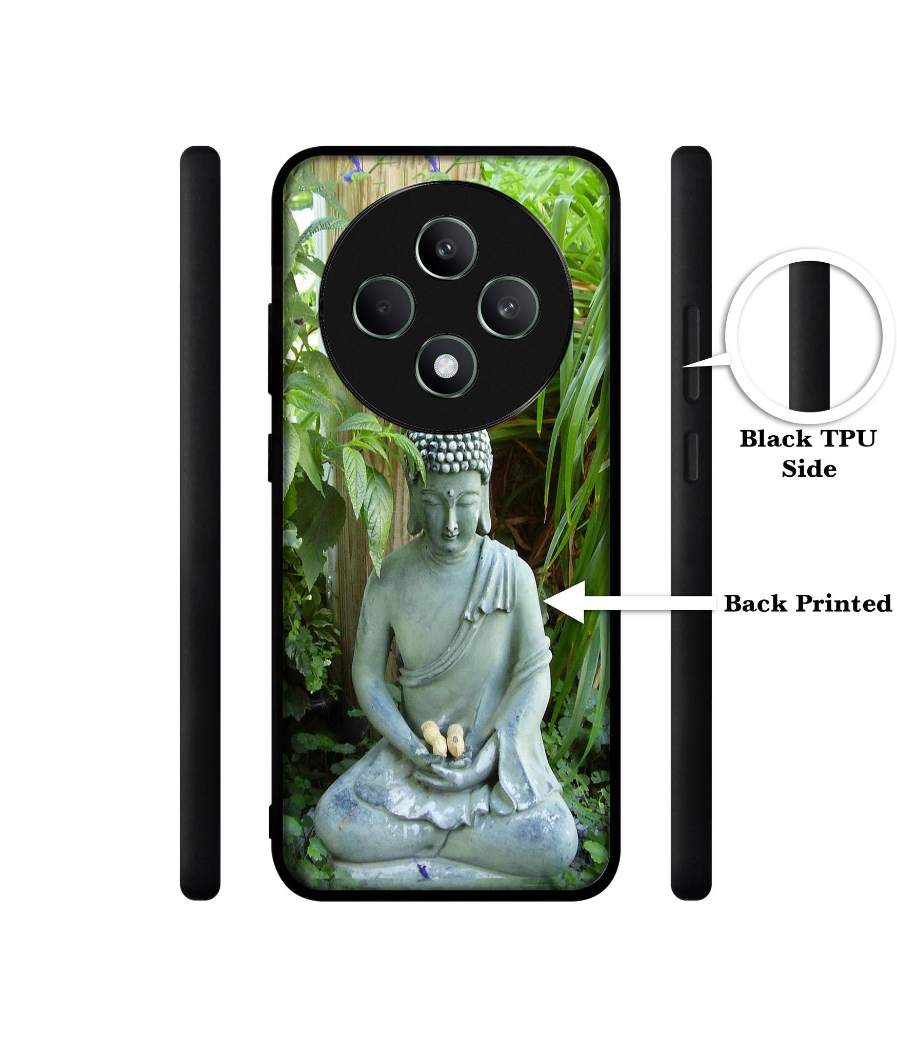 Buddhism Designer 2D Printed Back Case Cover for Oppo F27 5G / Reno 12F 5G