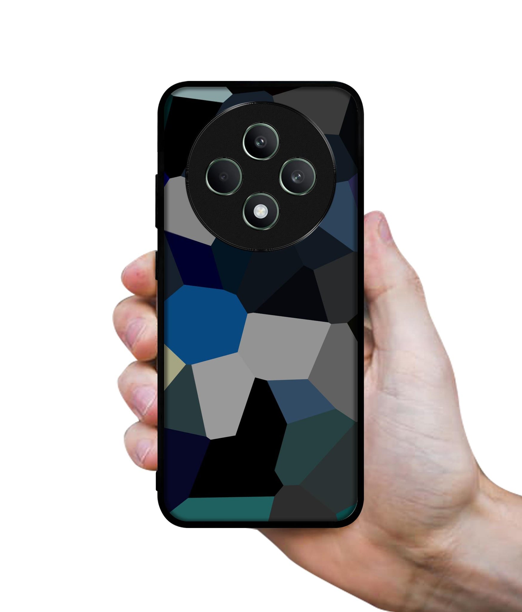 Mathematical Shape Designer 2D Printed Back Case Cover for Oppo F27 5G / Reno 12F 5G