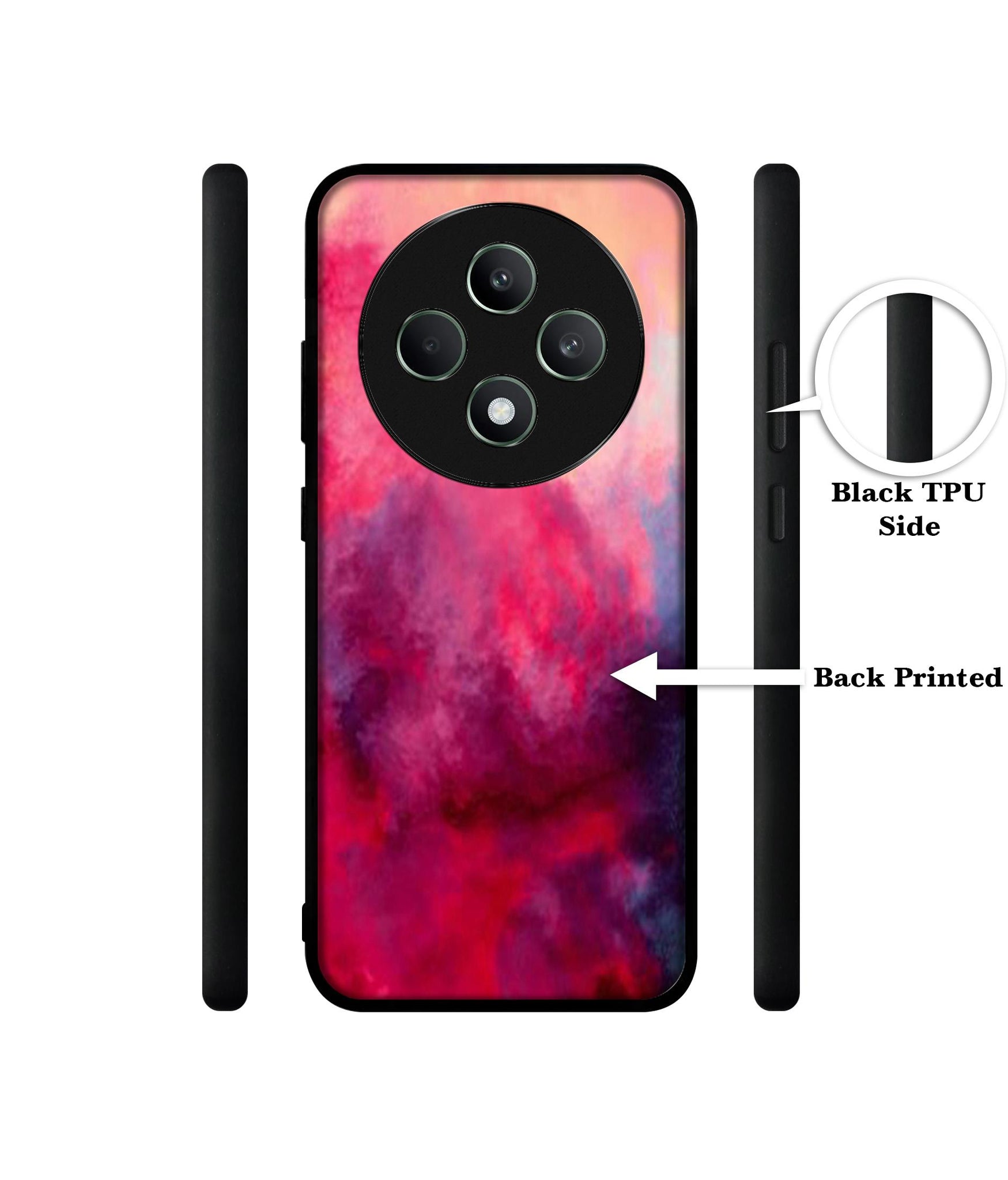 Holi Color Designer 2D Printed Back Case Cover for Oppo F27 5G / Reno 12F 5G