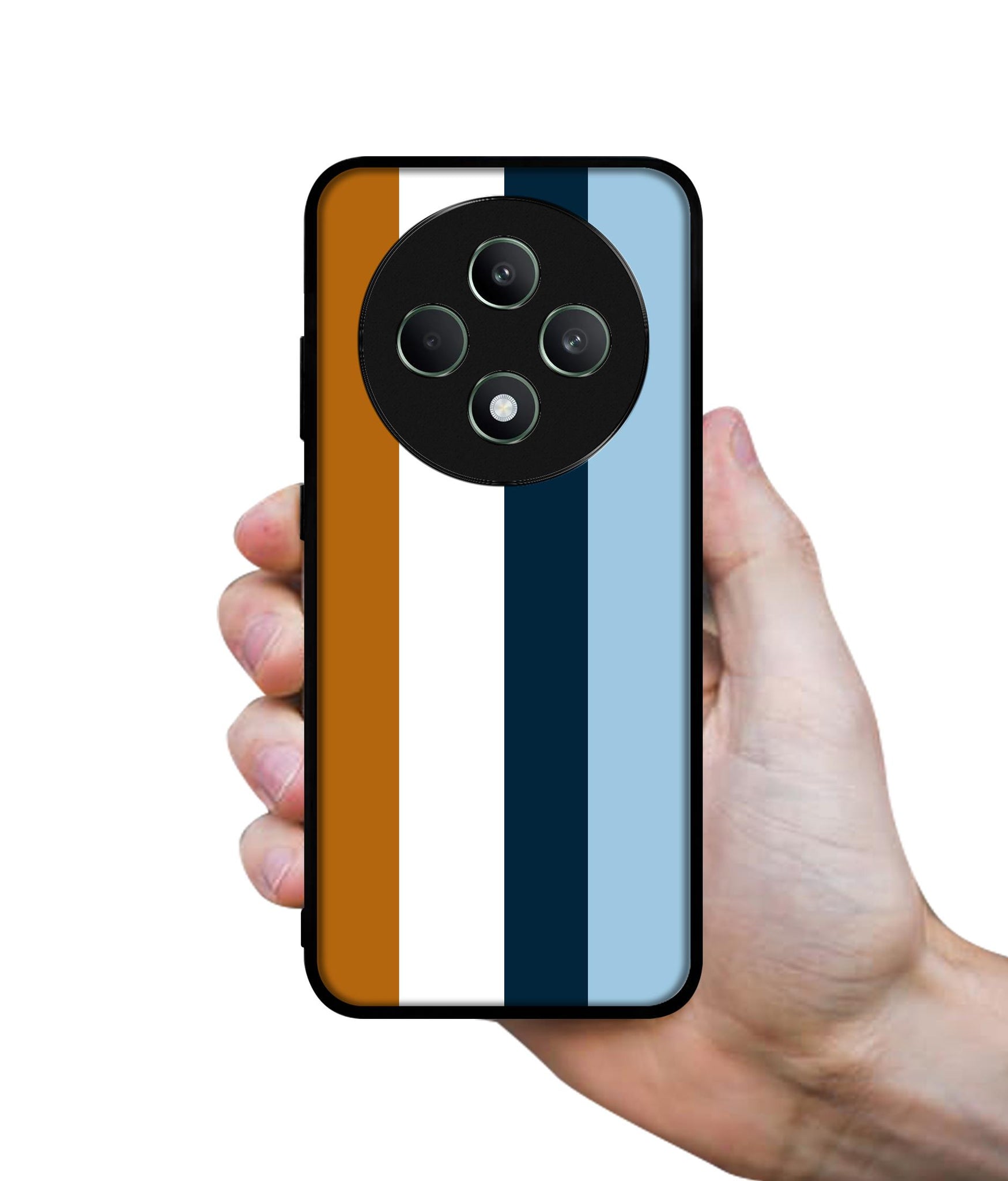 Color Stripes Designer 2D Printed Back Case Cover for Oppo F27 5G / Reno 12F 5G