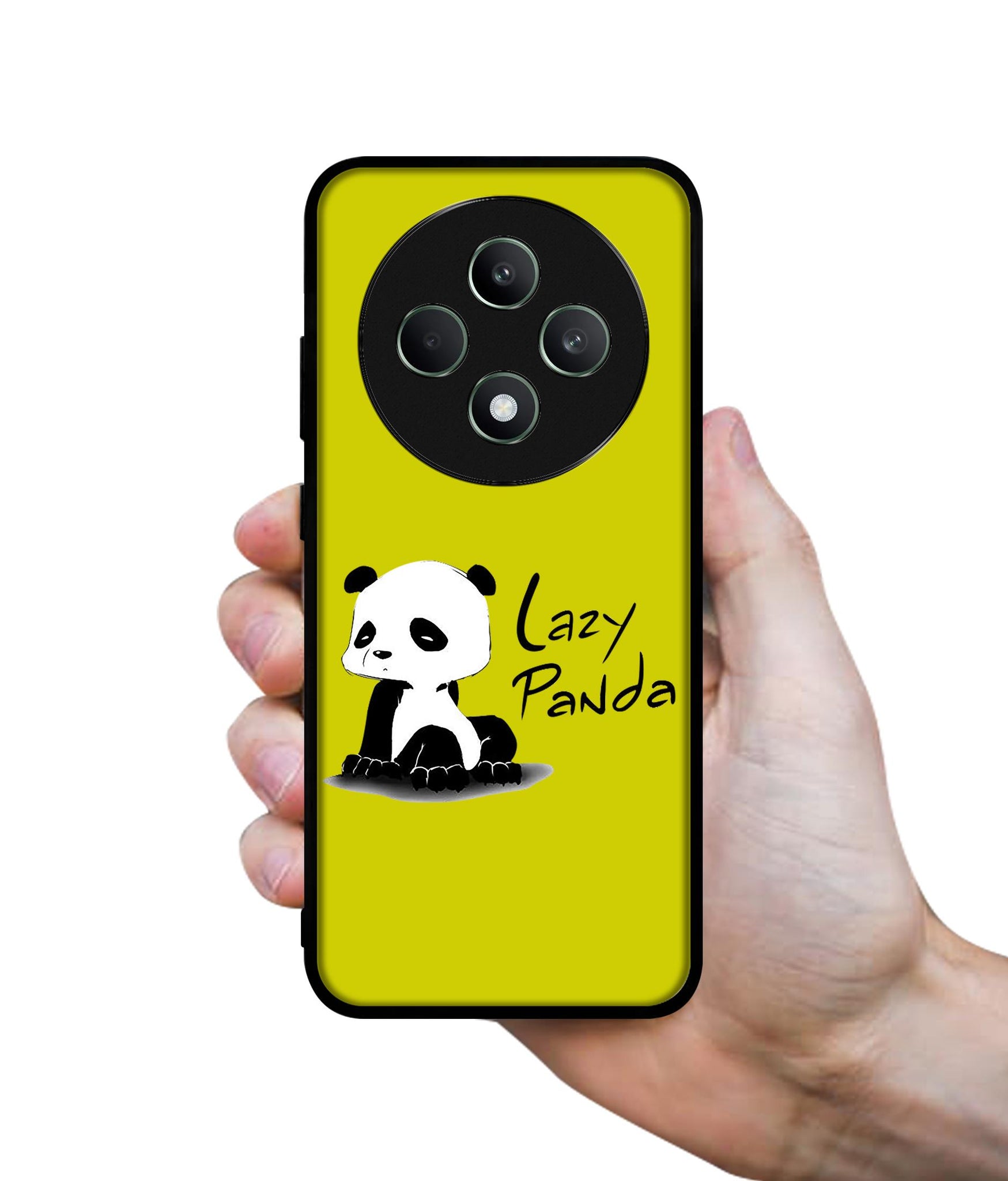 Lazy Panda Designer 2D Printed Back Case Cover for Oppo F27 5G / Reno 12F 5G