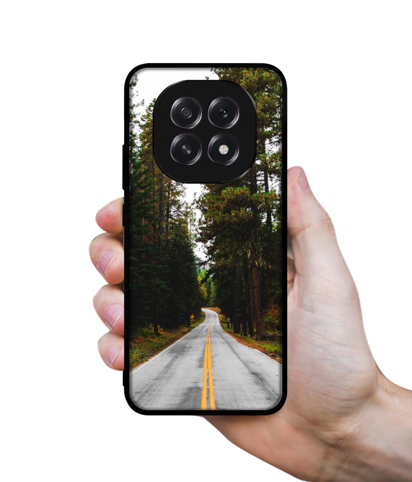 Road Photo Designer 2D Printed Back Case Cover for Oppo F29 5G