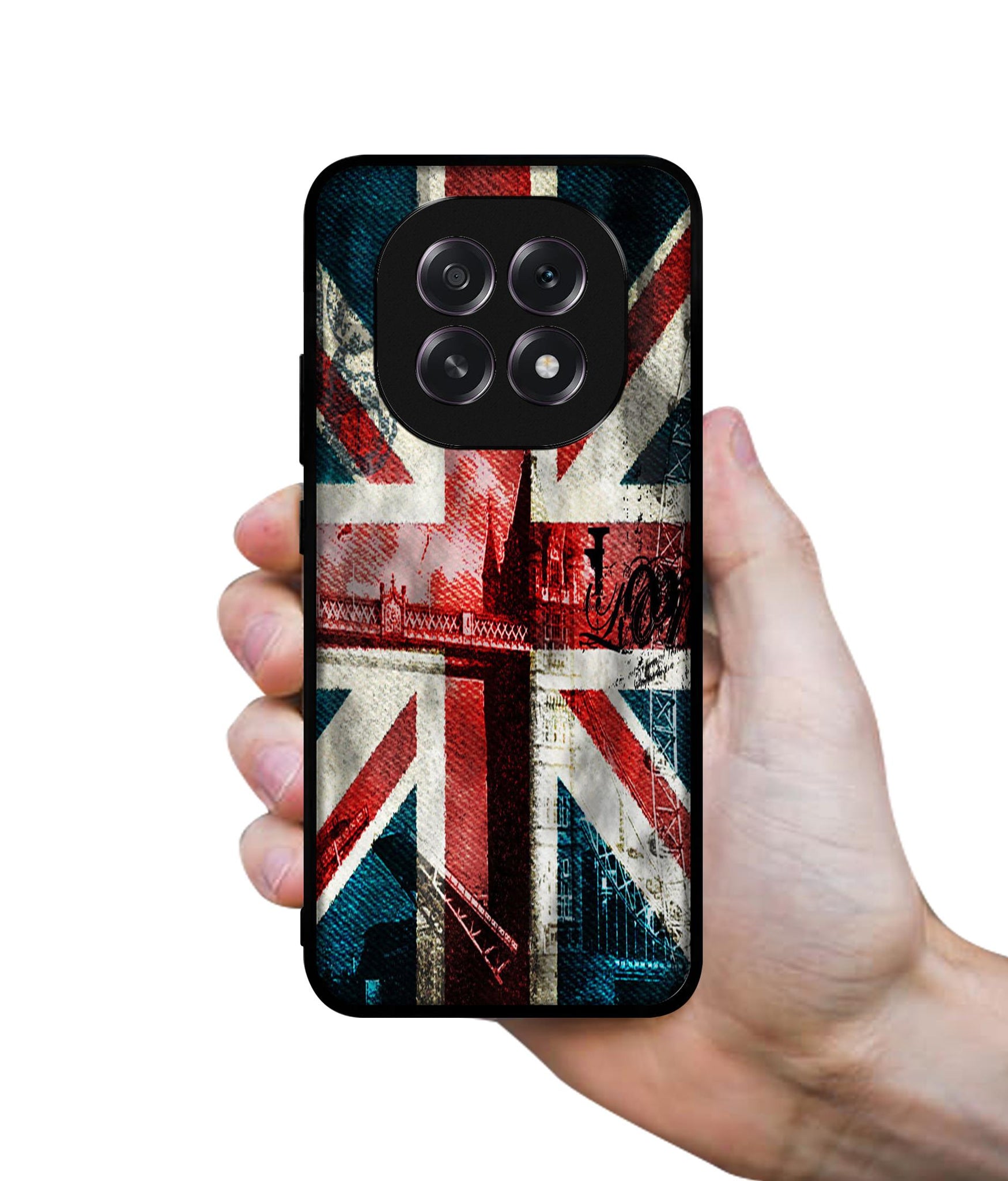 London Flag wallpaper Designer 2D Printed Back Case Cover for Oppo F29 5G