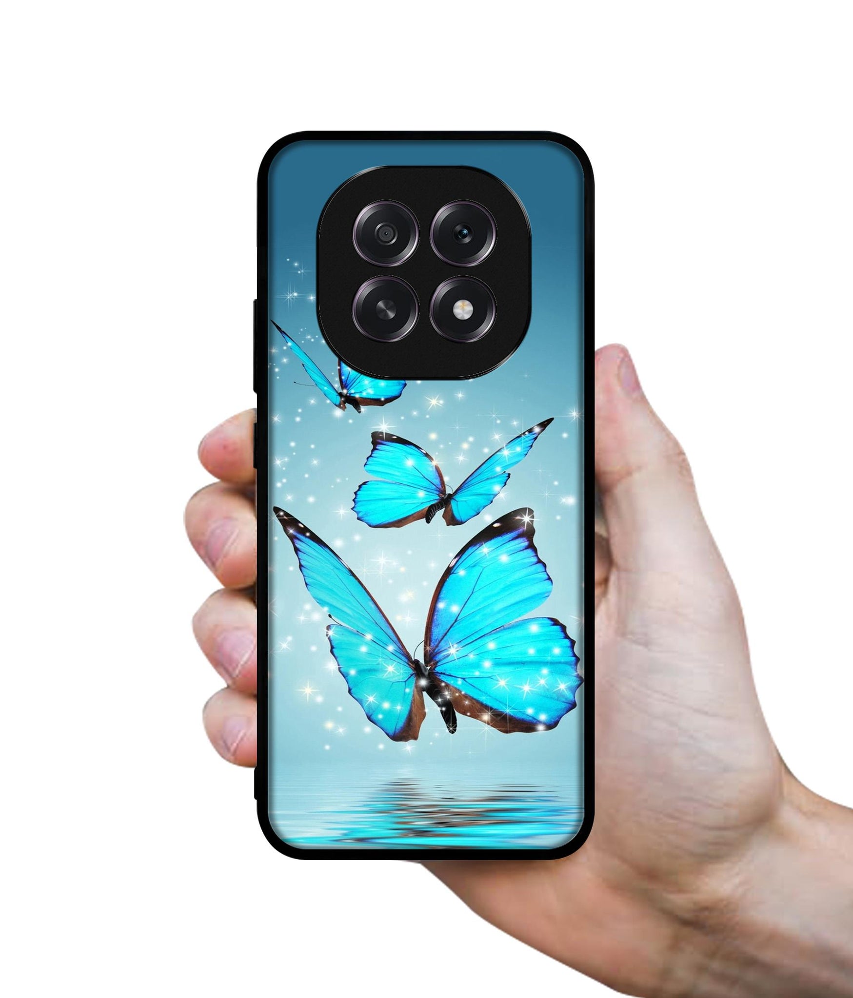 Flying Butterflies Designer 2D Printed Back Case Cover for Oppo F29 5G