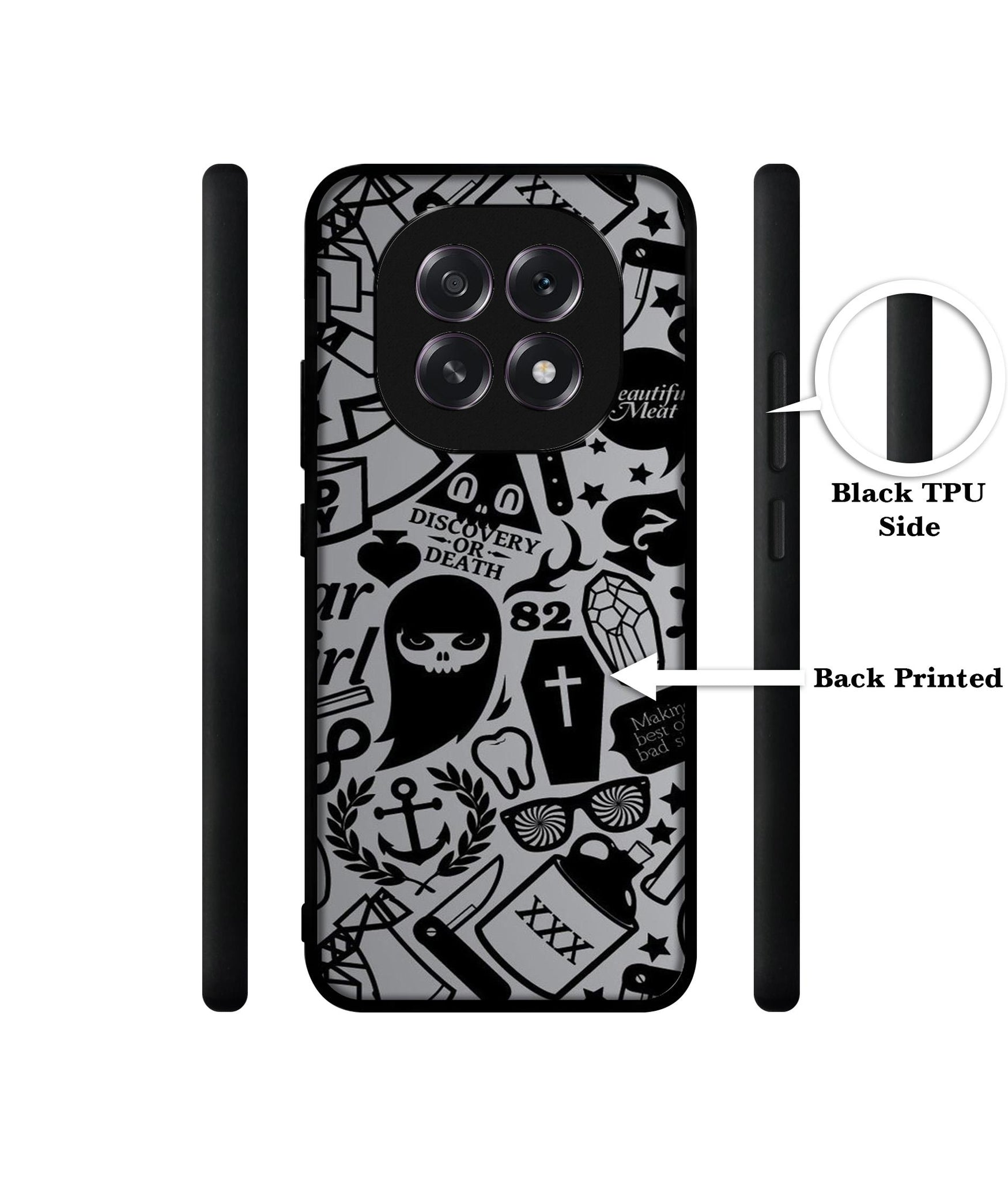 Discover Or Death Designer 2D Printed Back Case Cover for Oppo F29 5G