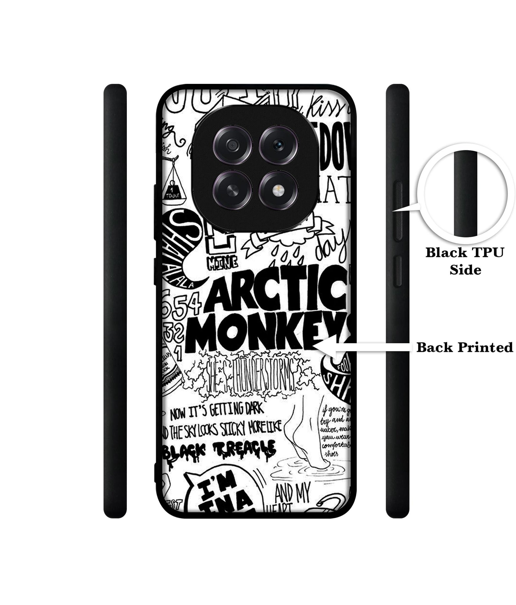 Arctic Monkeys Pattern Designer 2D Printed Back Case Cover for Oppo F29 5G