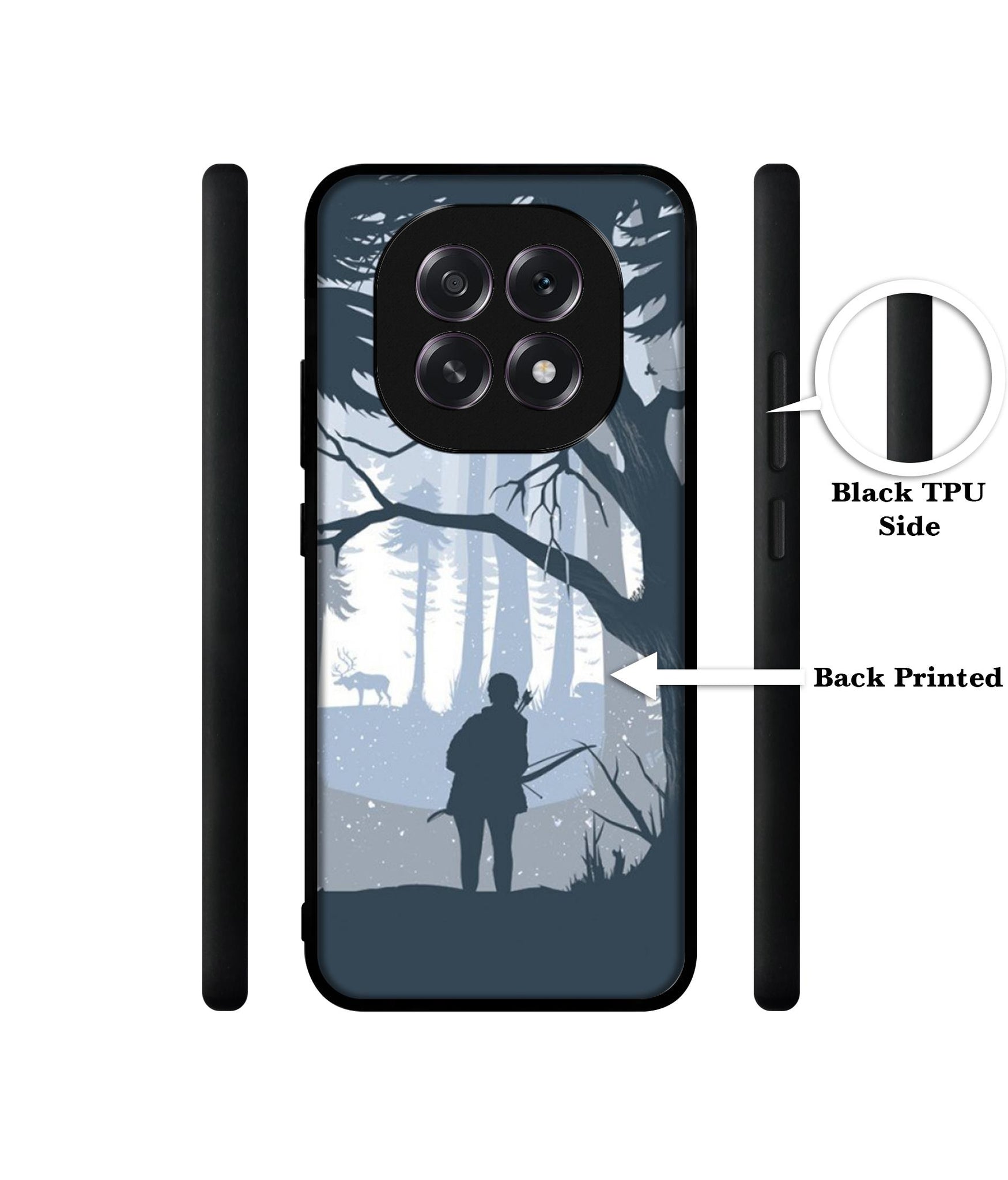 Hunter Designer 2D Printed Back Case Cover for Oppo F29 5G