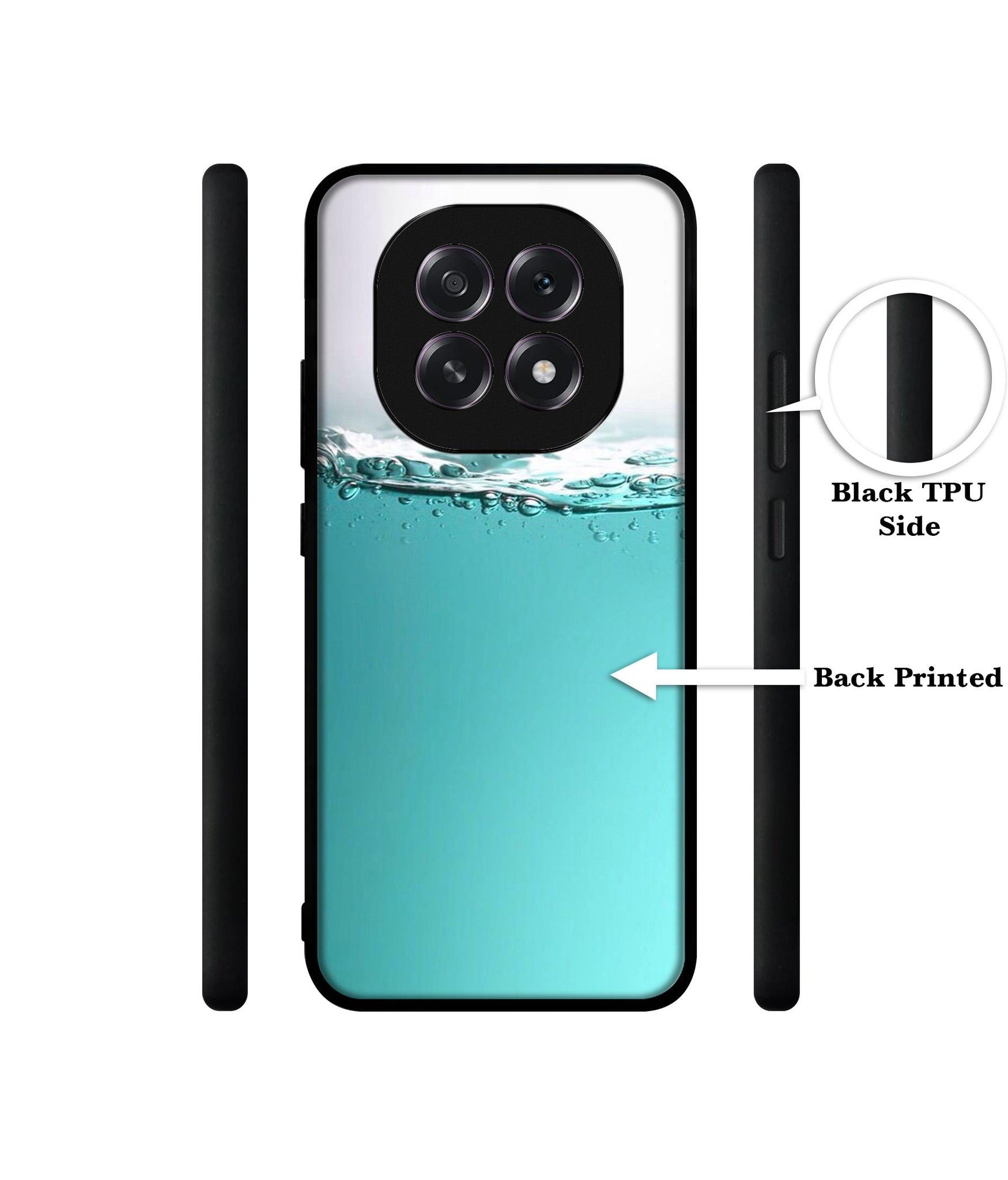 Half Fill Designer 2D Printed Back Case Cover for Oppo F29 5G