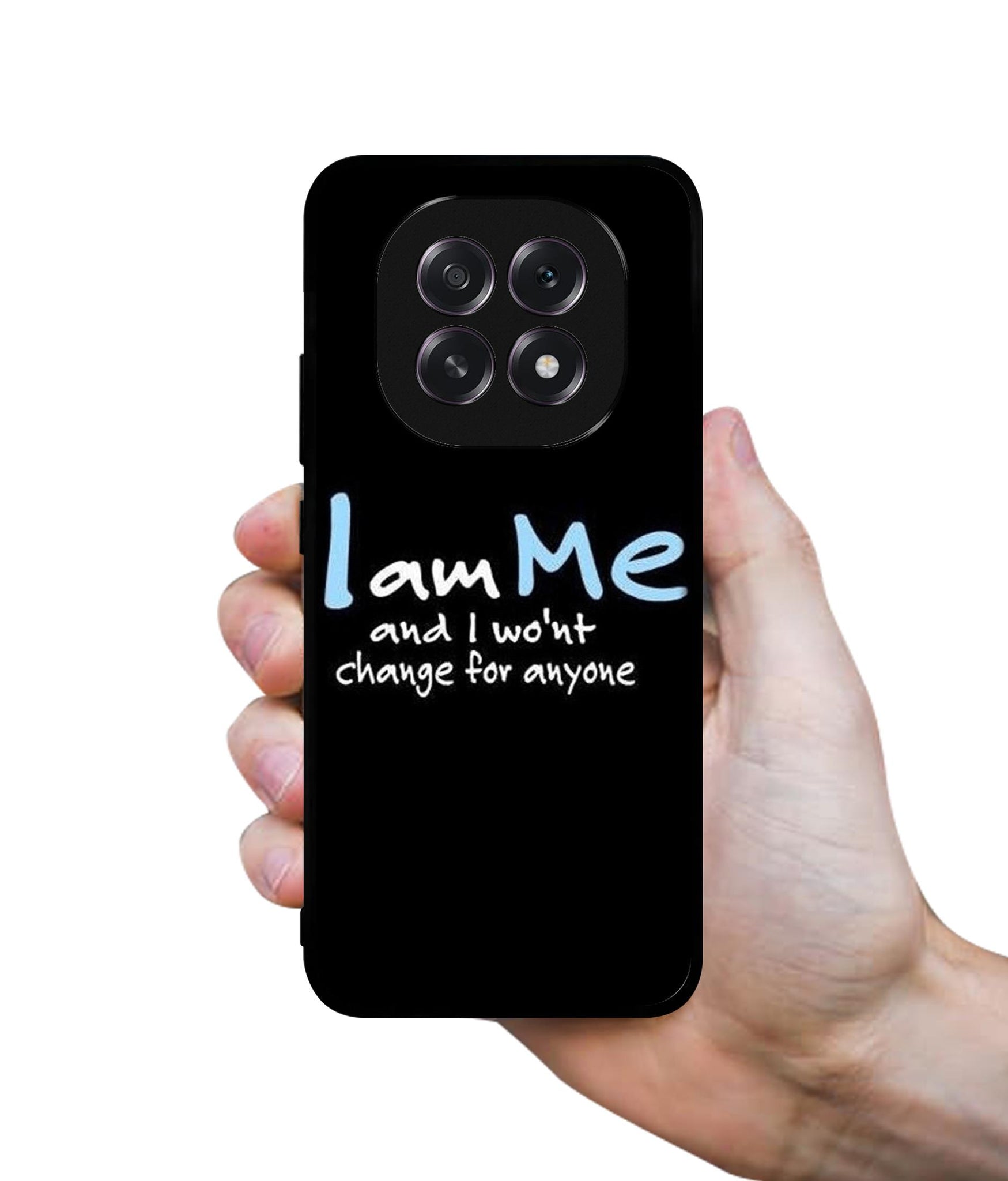 I Am Me Quotes Designer 2D Printed Back Case Cover for Oppo F29 5G