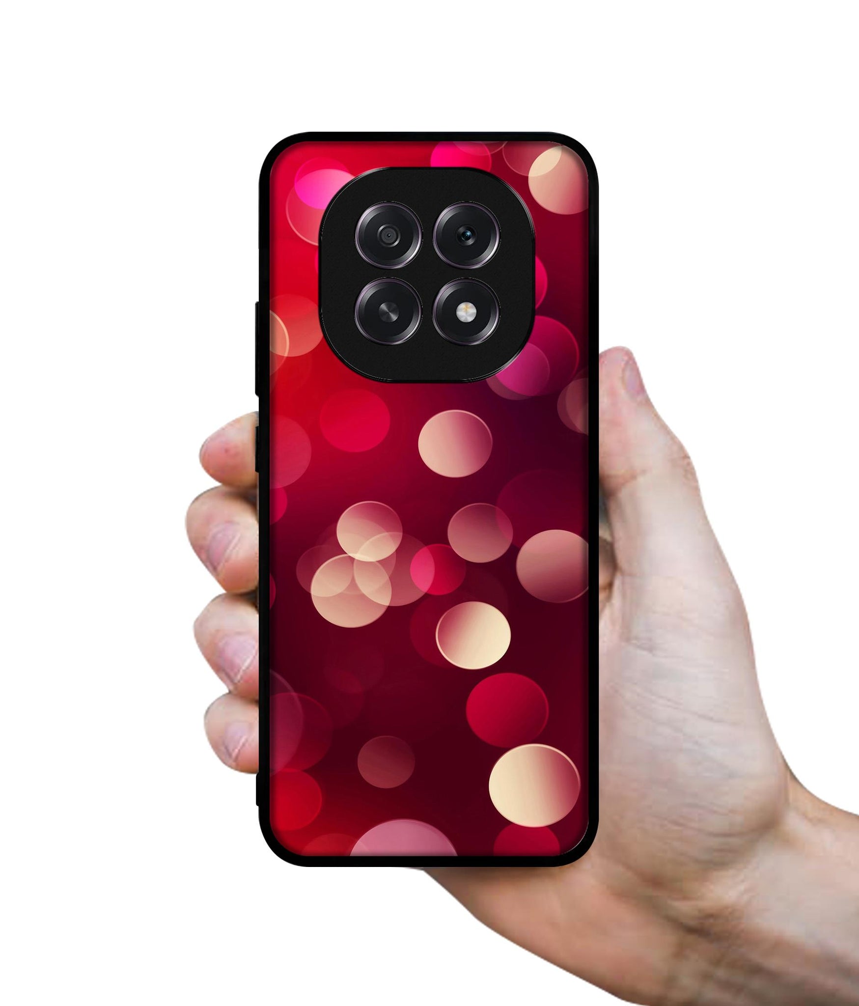 3D Circles Designer 2D Printed Back Case Cover for Oppo F29 5G