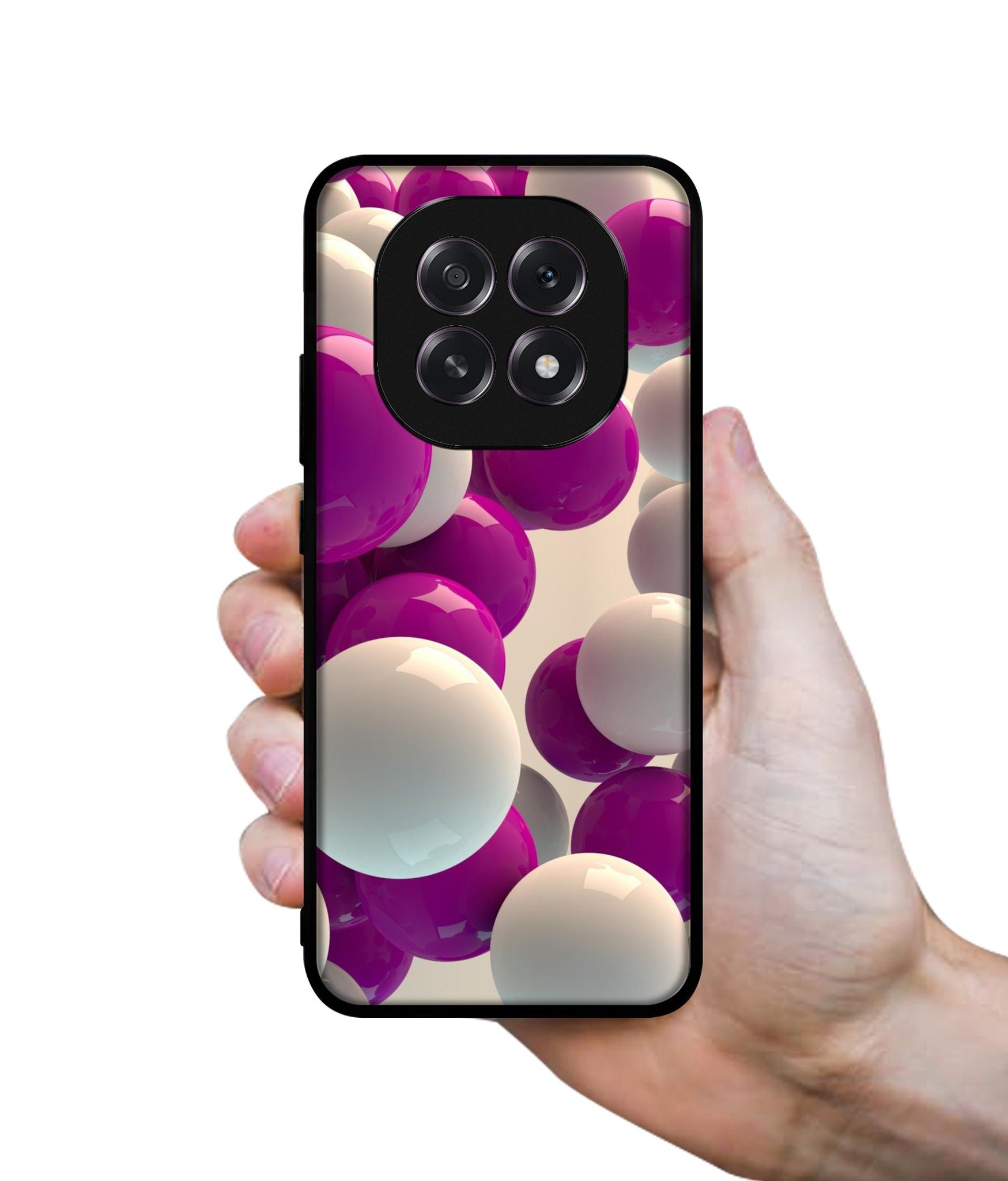 3D Balloons Designer 2D Printed Back Case Cover for Oppo F29 5G