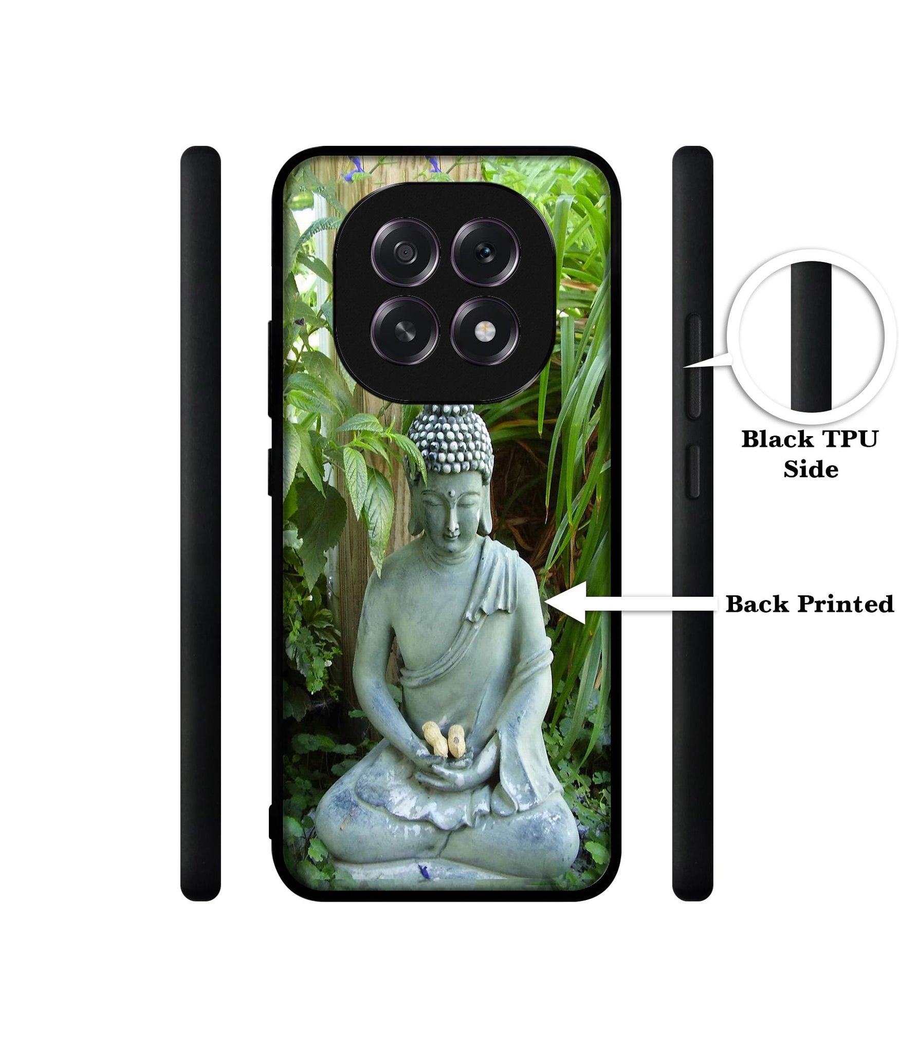 Buddhism Designer 2D Printed Back Case Cover for Oppo F29 5G