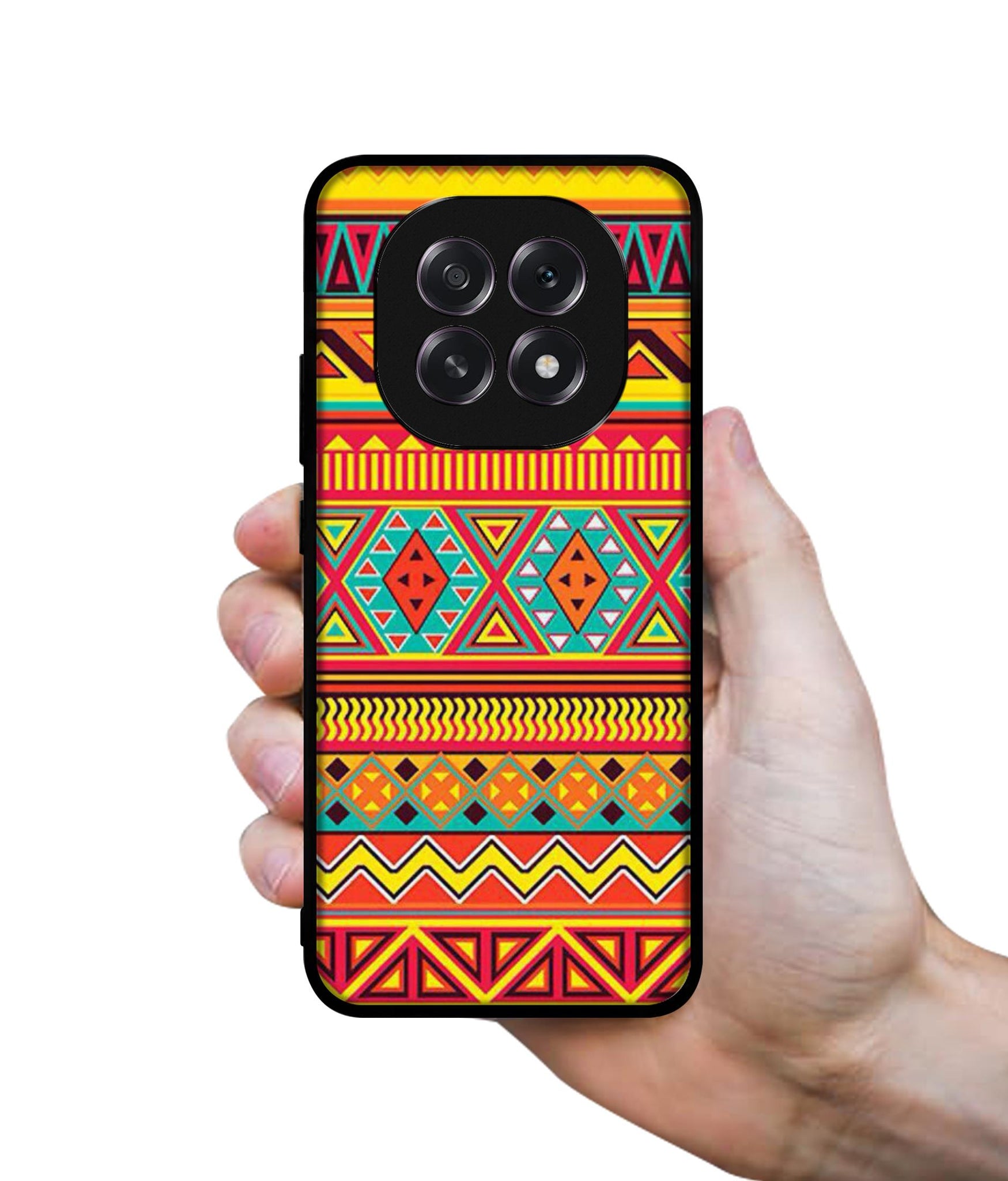 Artistic Rangoli Designer 2D Printed Back Case Cover for Oppo F29 5G